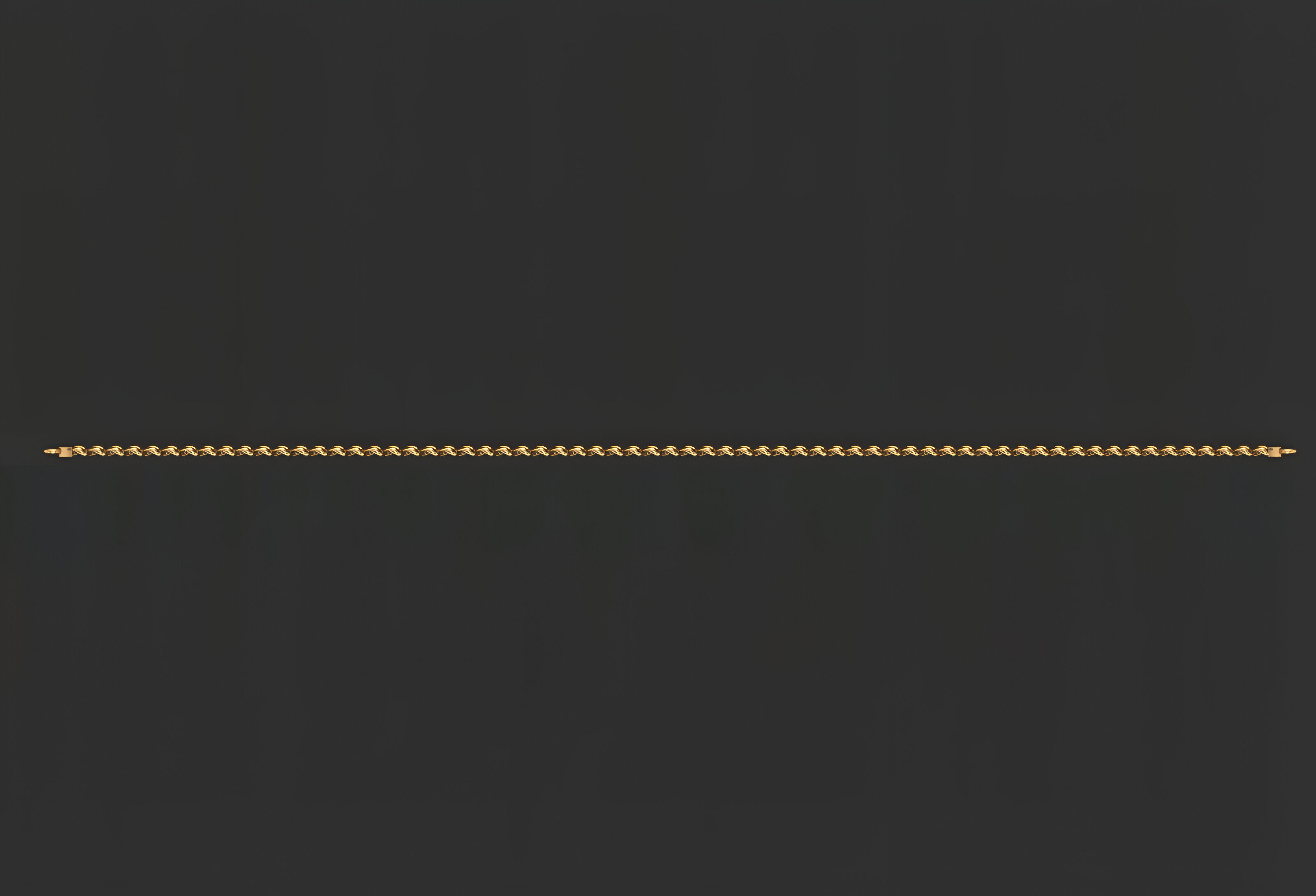 Gold Chain Bracelet 3D print model_6