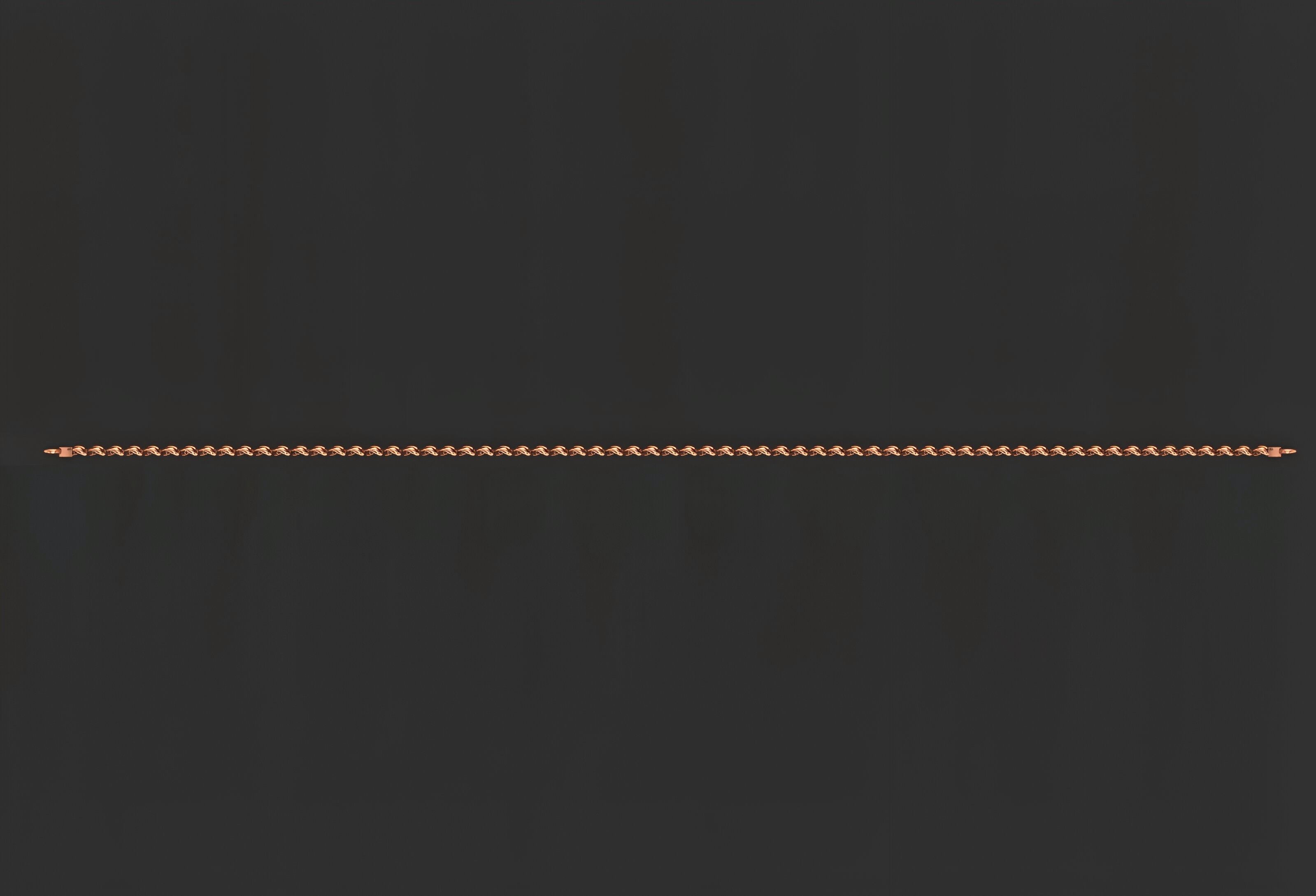 Gold Chain Bracelet 3D print model_4