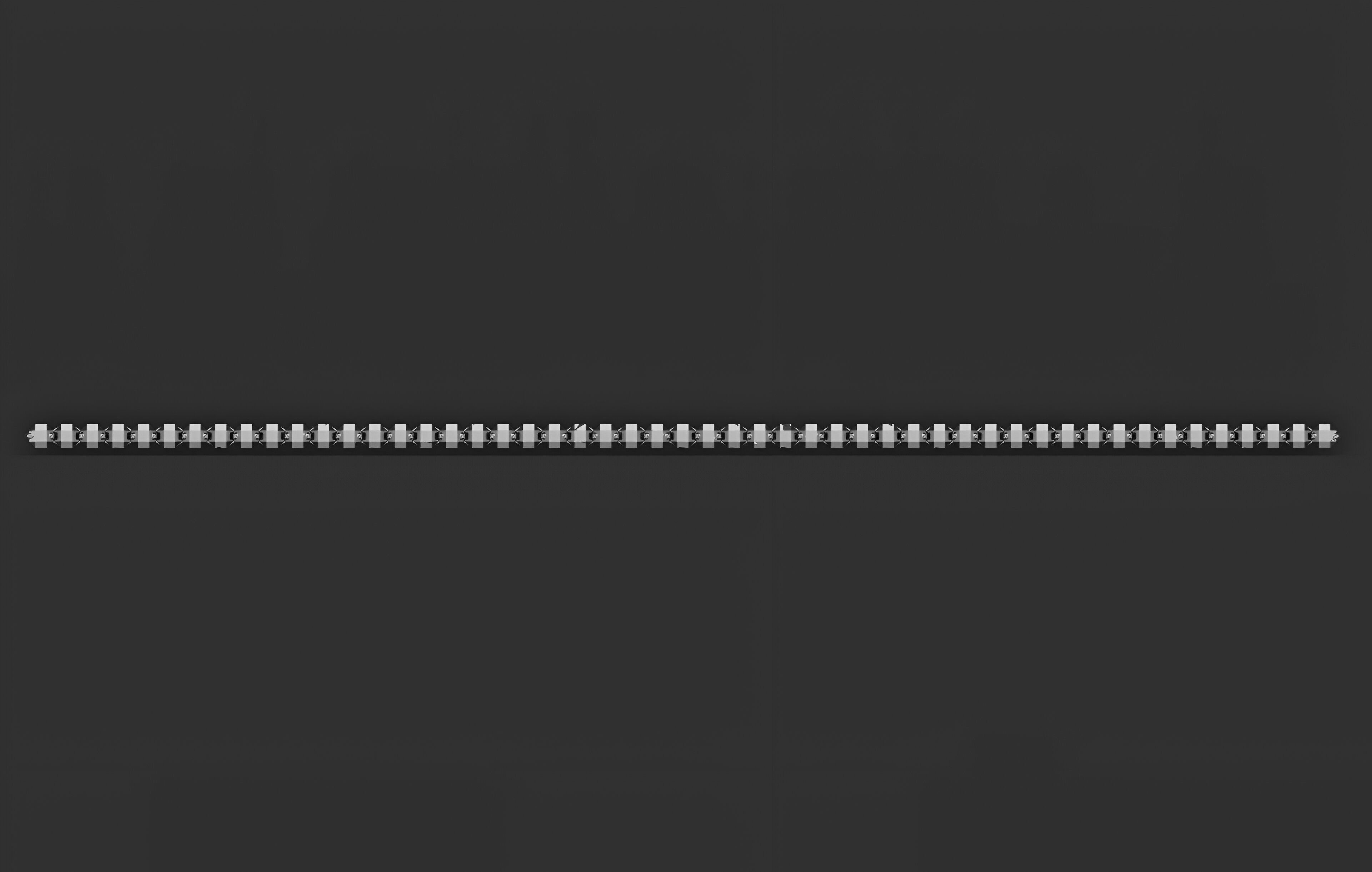 Gold Chain Bracelet 3D print model_8