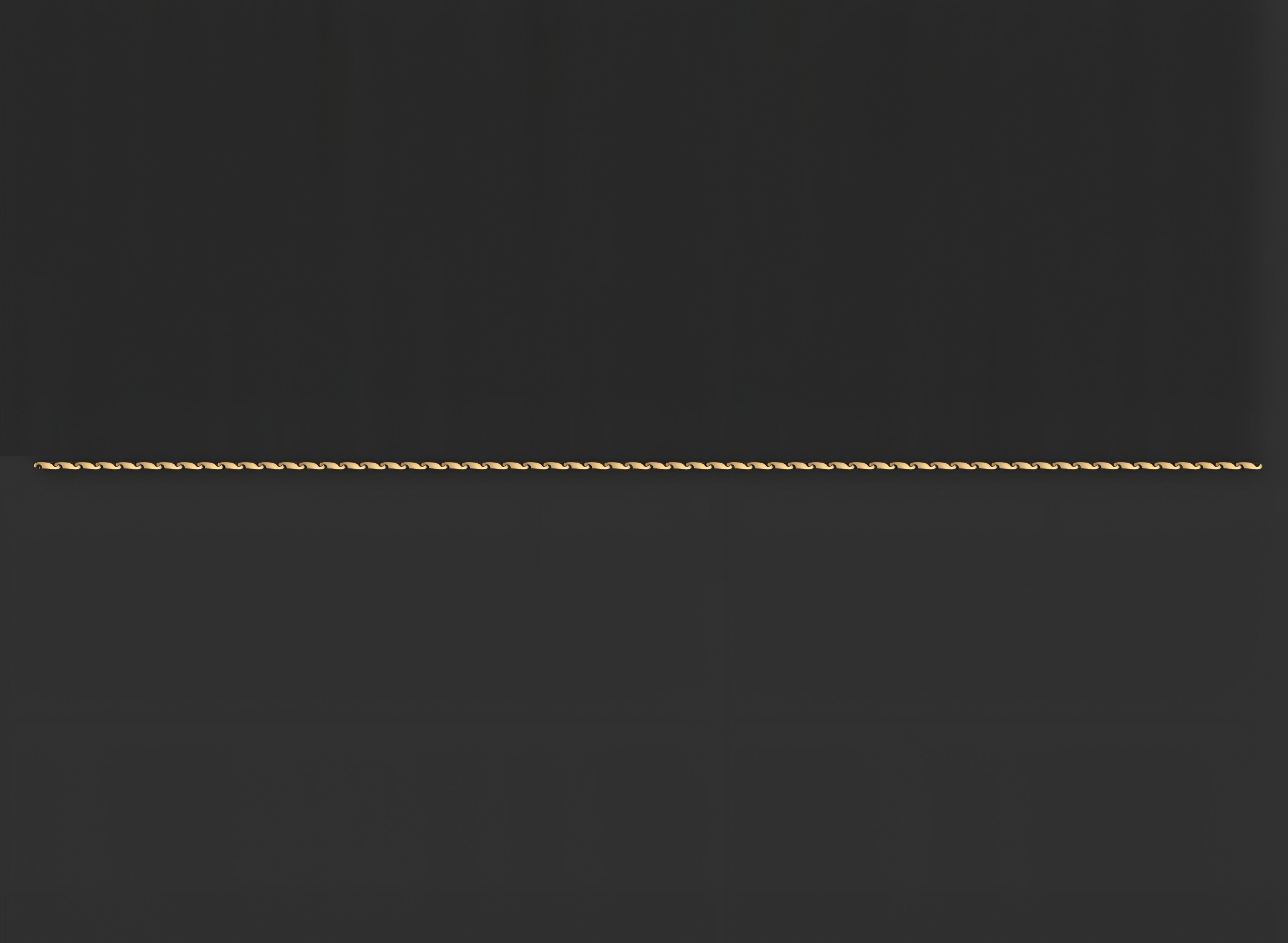 Gold Chain Bracelet 3D print model_2