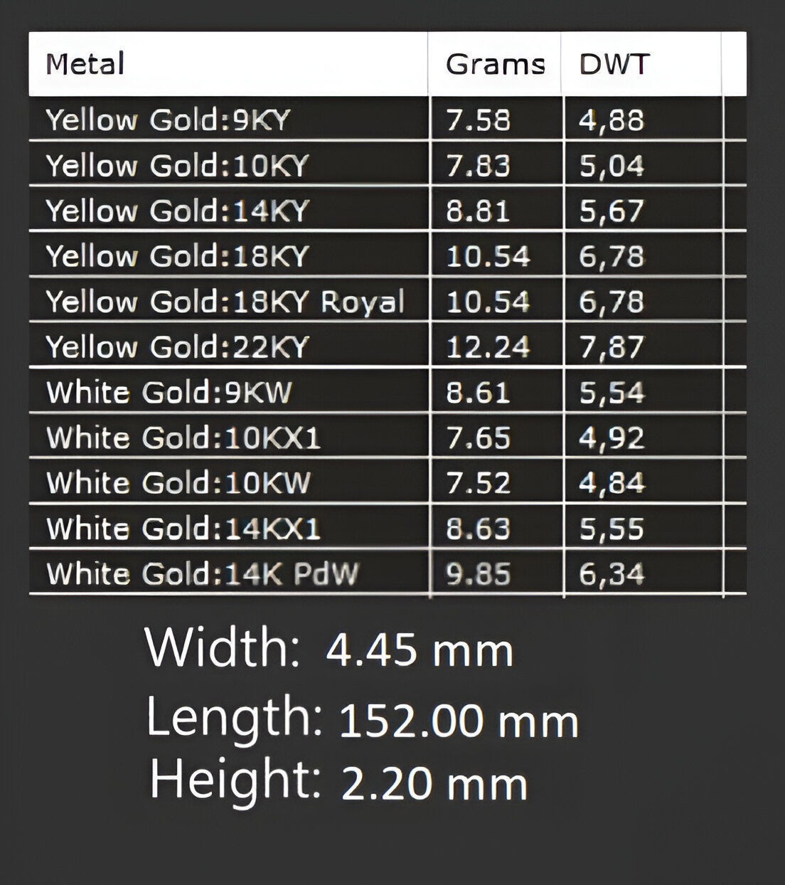 Gold Chain Bracelet 3D print model_3