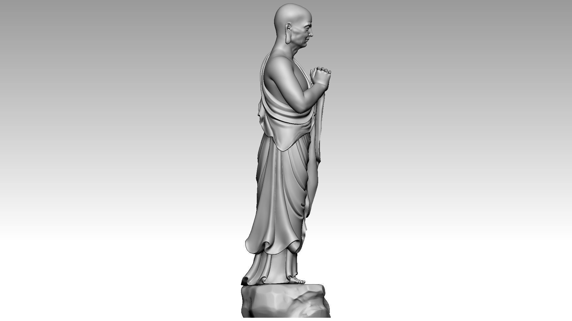 Venerable Kasyapa 3D print model_6