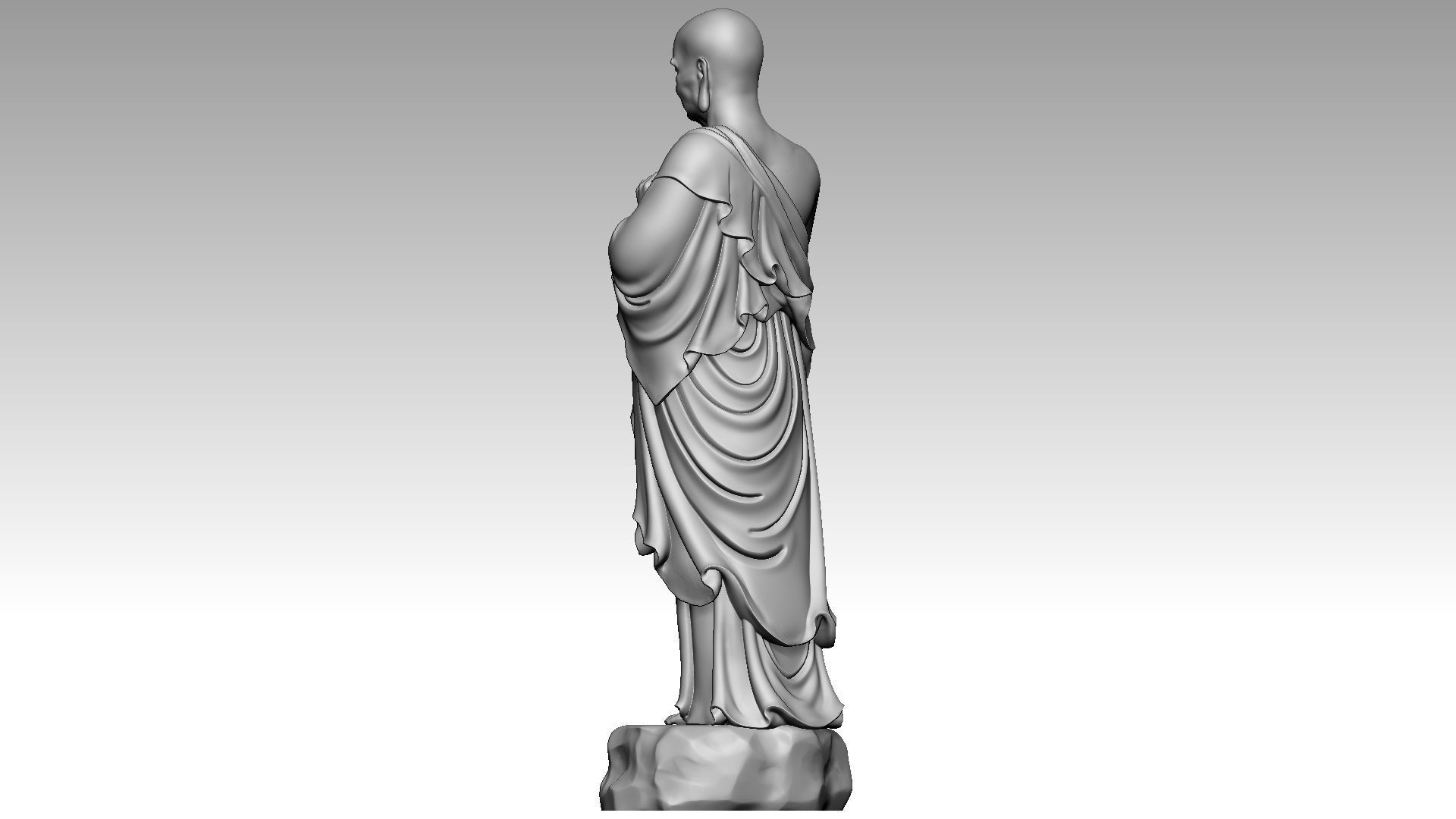 Venerable Kasyapa 3D print model_3
