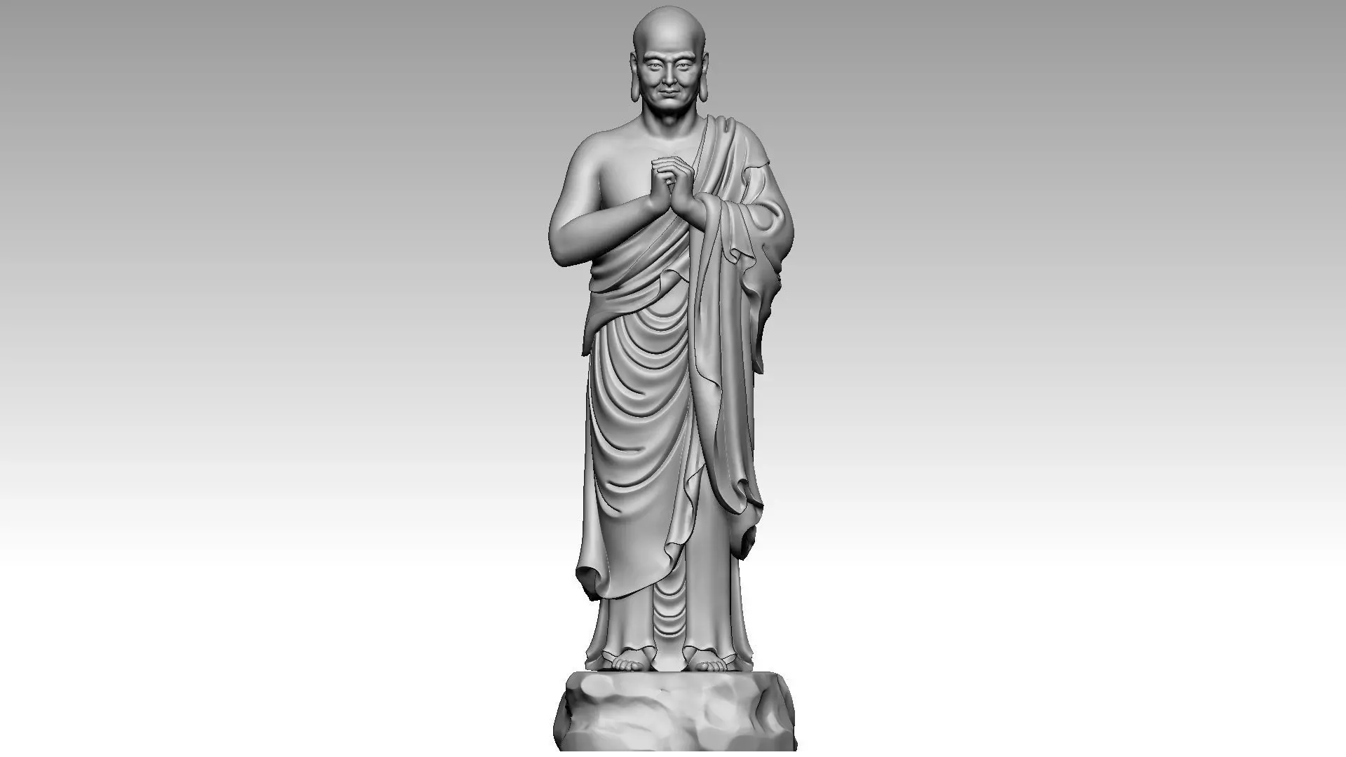 Venerable Kasyapa 3D print model_0