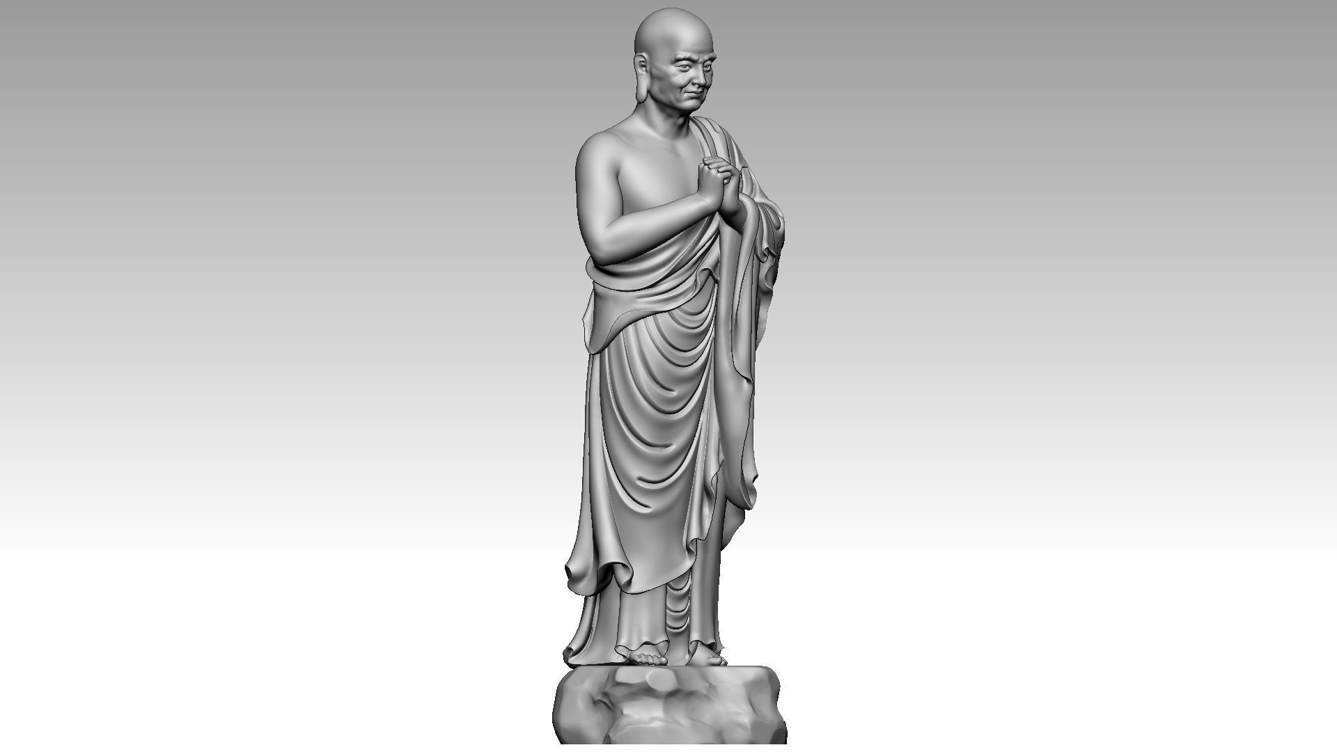 Venerable Kasyapa 3D print model_7