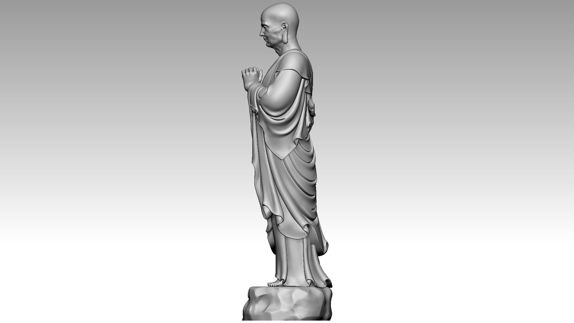 Venerable Kasyapa 3D print model_2