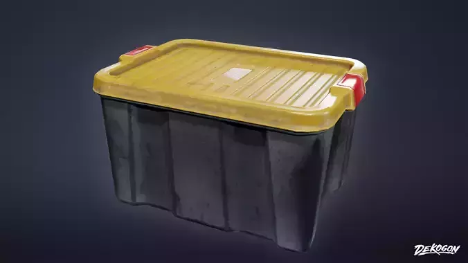 HOLLYWOOD - Container 01 - LOW POLY