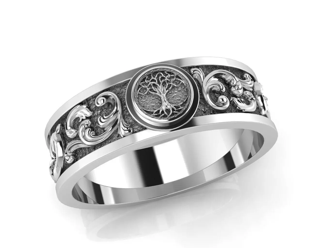 The ring of the tree of life 3D print model_0