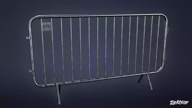 HOLLYWOOD - Crowd Barrier 01 - LOW POLY