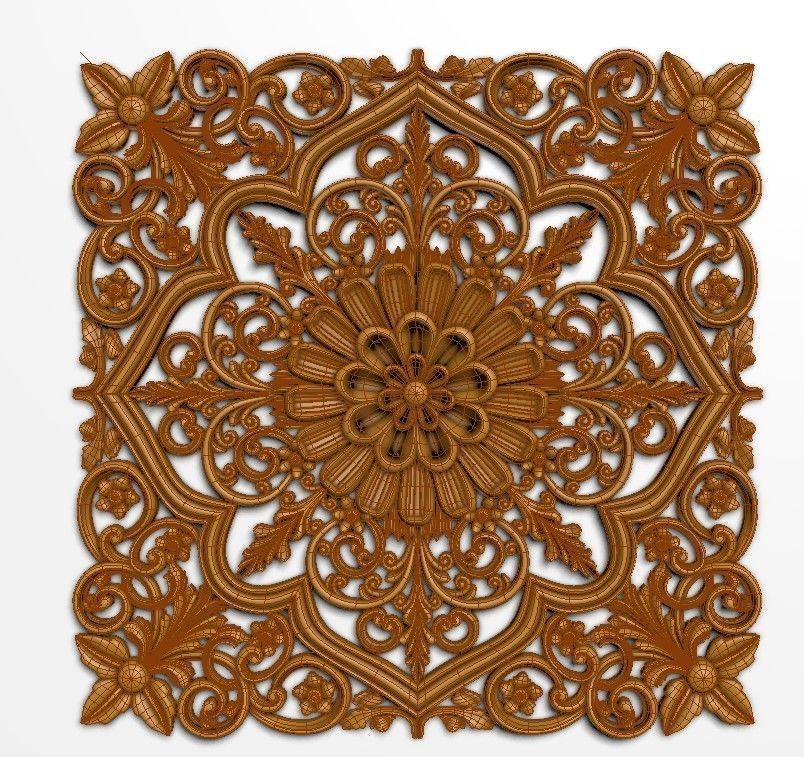 Classic decorations for door and wall decor 3D print model_4