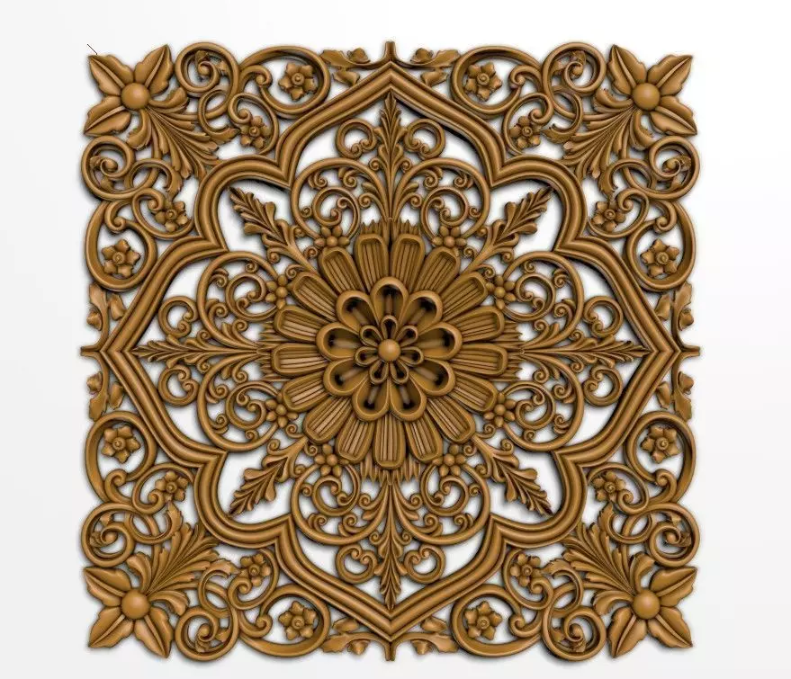 Classic decorations for door and wall decor 3D print model_0