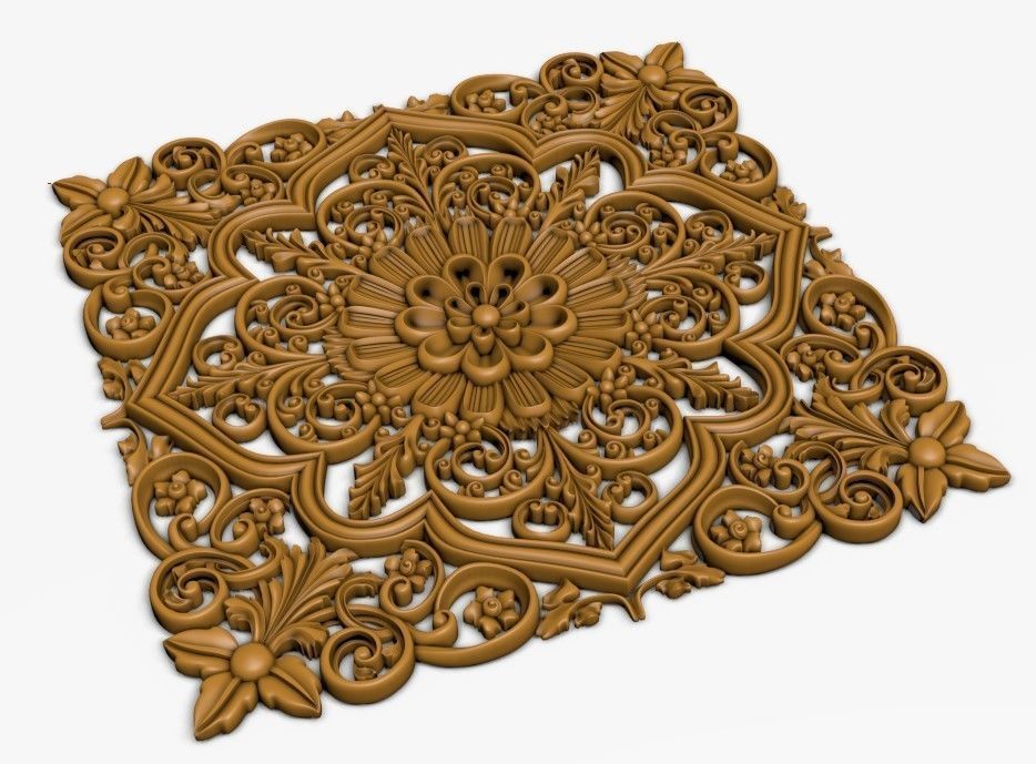 Classic decorations for door and wall decor 3D print model_2
