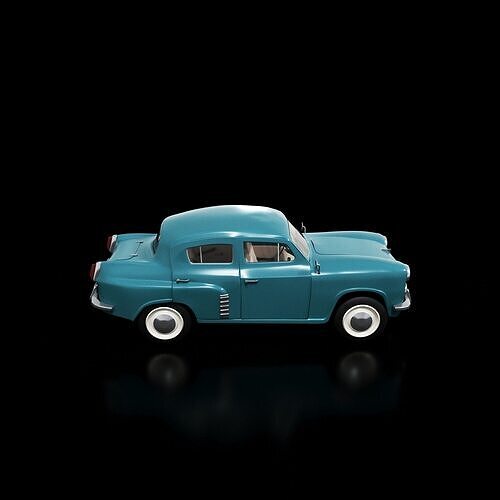 Car retro moskvich 402  3D model