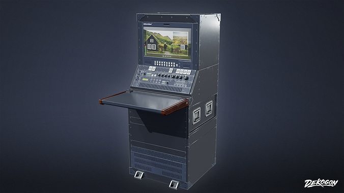 HOLLYWOOD - Database 01 - LOW POLY Low-poly 3D model