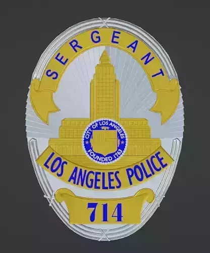 【最終価格】HISTORY OF THE LAPD BADGE 1930s Los Angeles CA Police Special Officer Badge #943