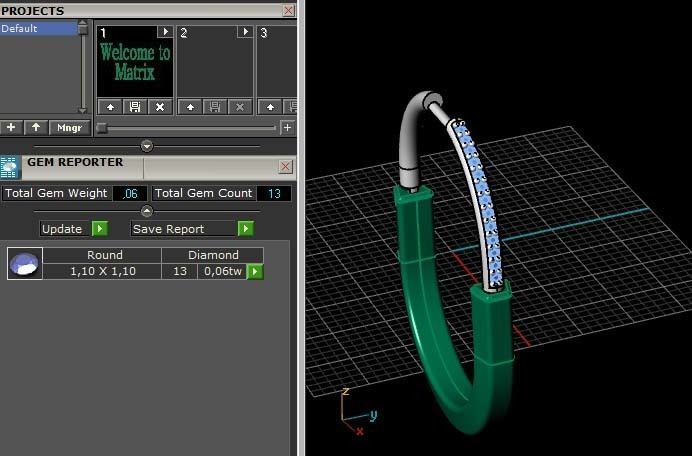 Tiffany lock earrings 02 3D print model_14