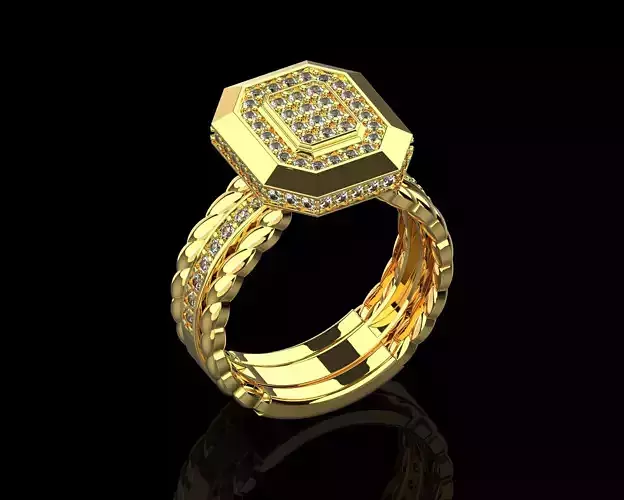 Dimonds Ropes Ring N199