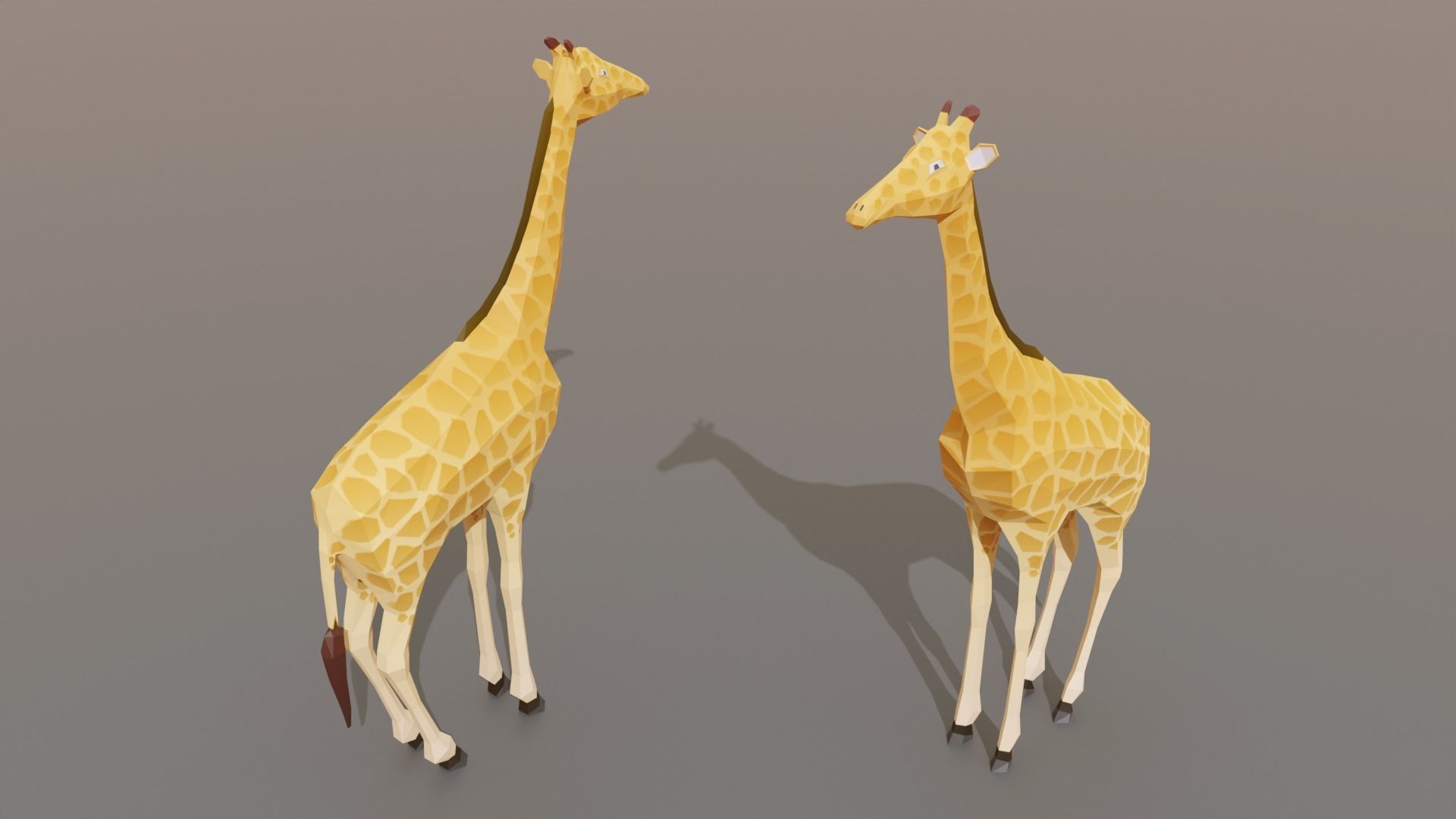 Complet Edition Savannah Biome Low Poly 3D Model Collection_17