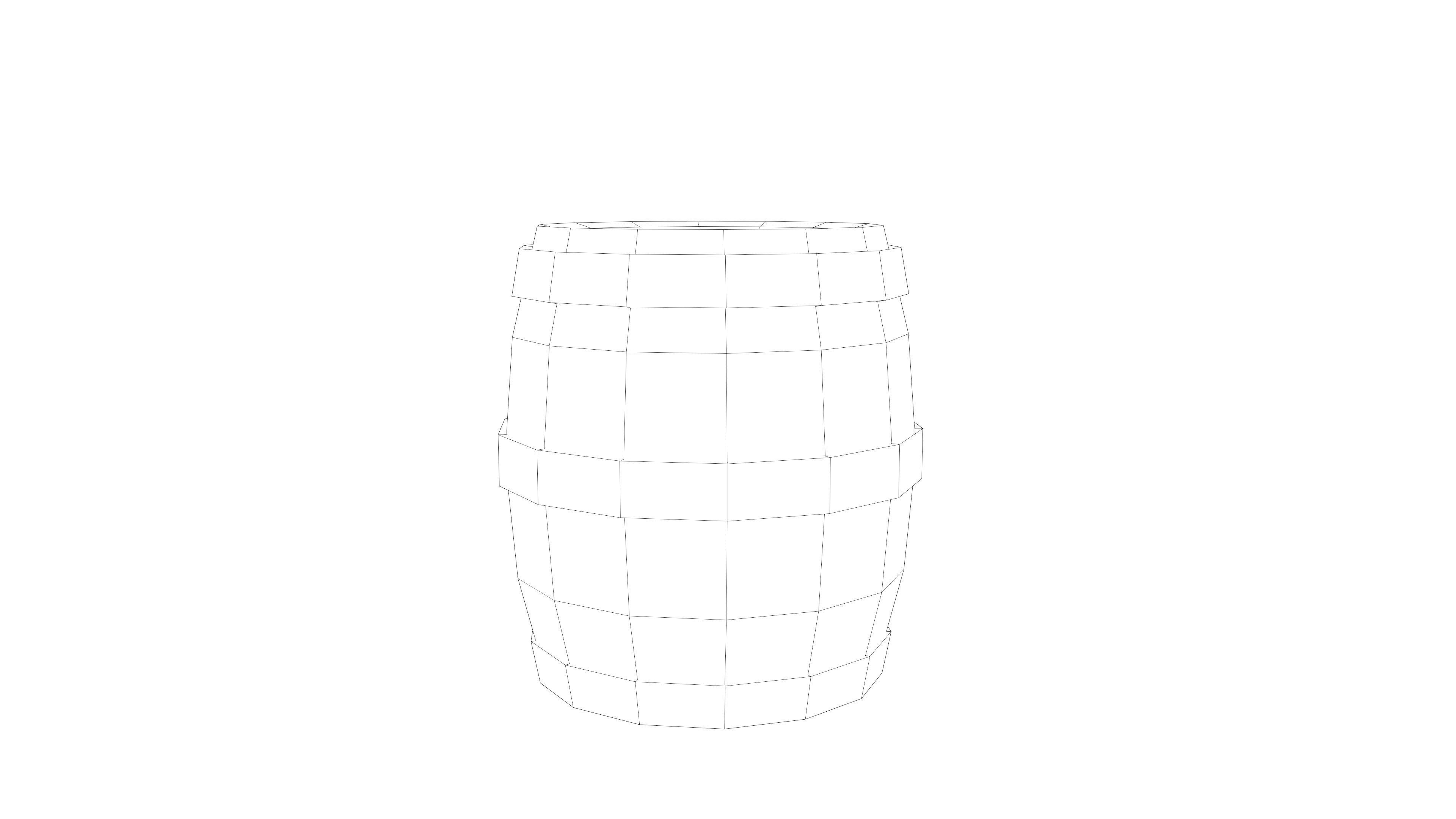 stylized environment assets game ready Low-poly 3D model_14