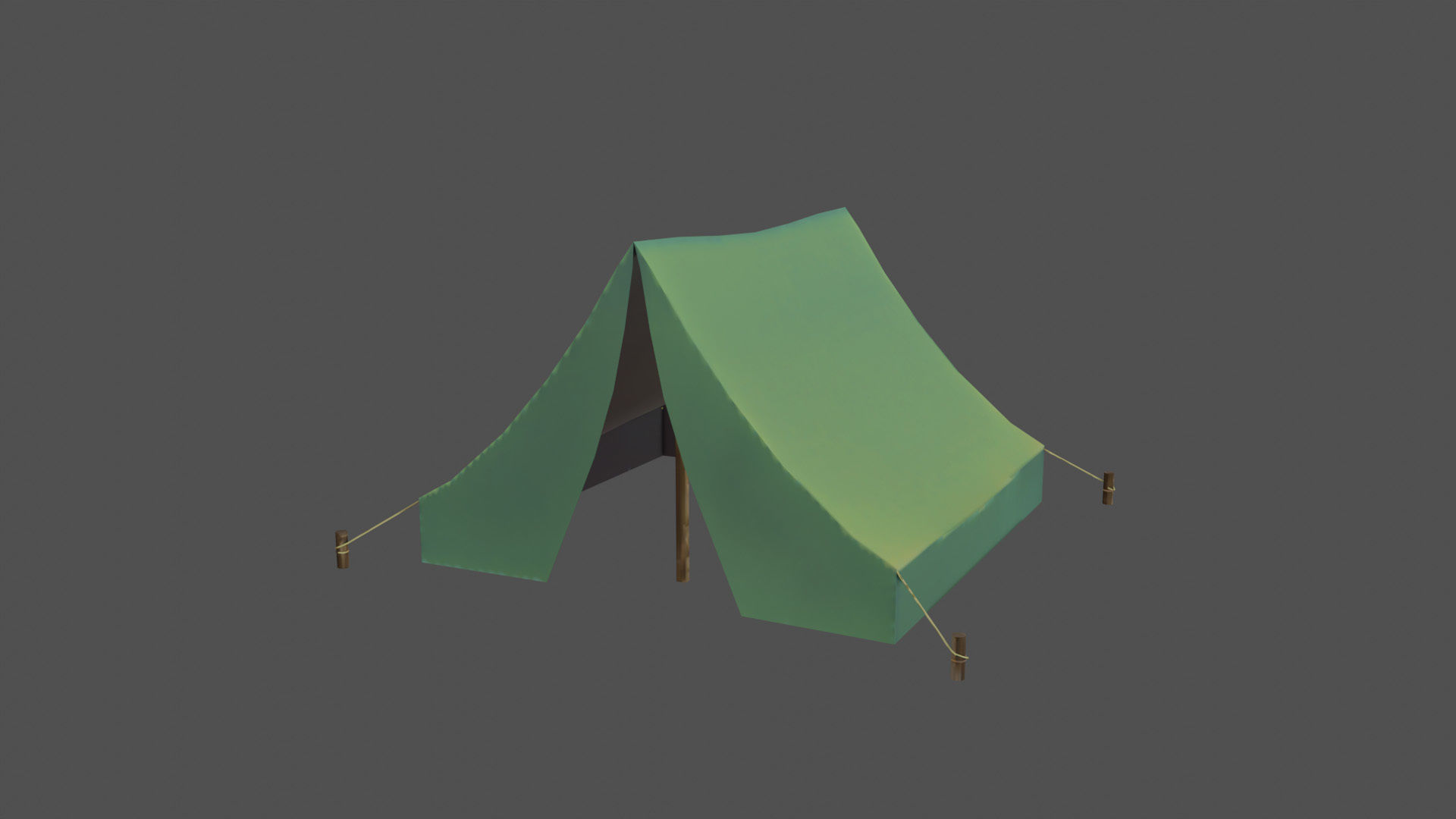 stylized environment assets game ready Low-poly 3D model_1