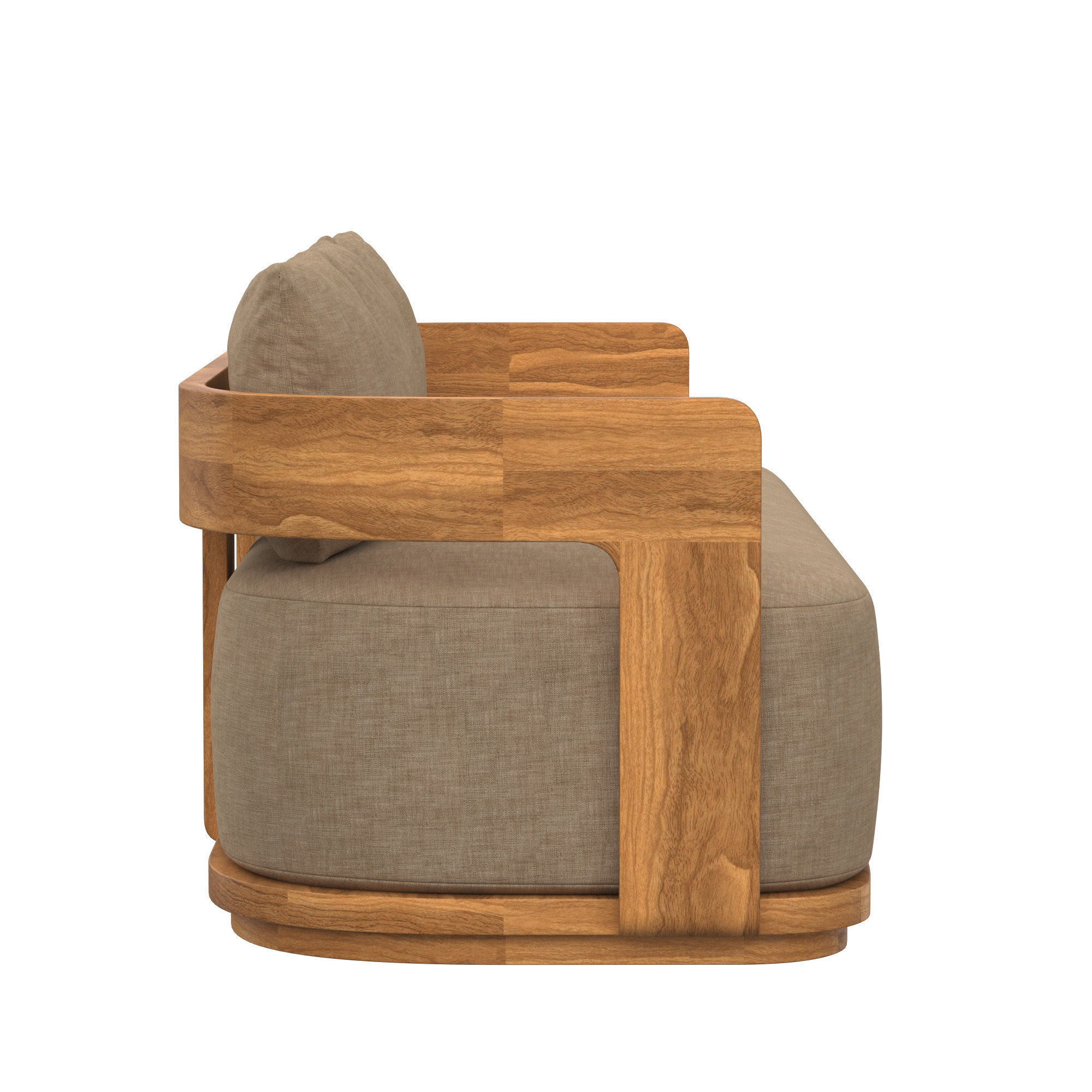 BRONTE TEAK SOFA 3D model_5