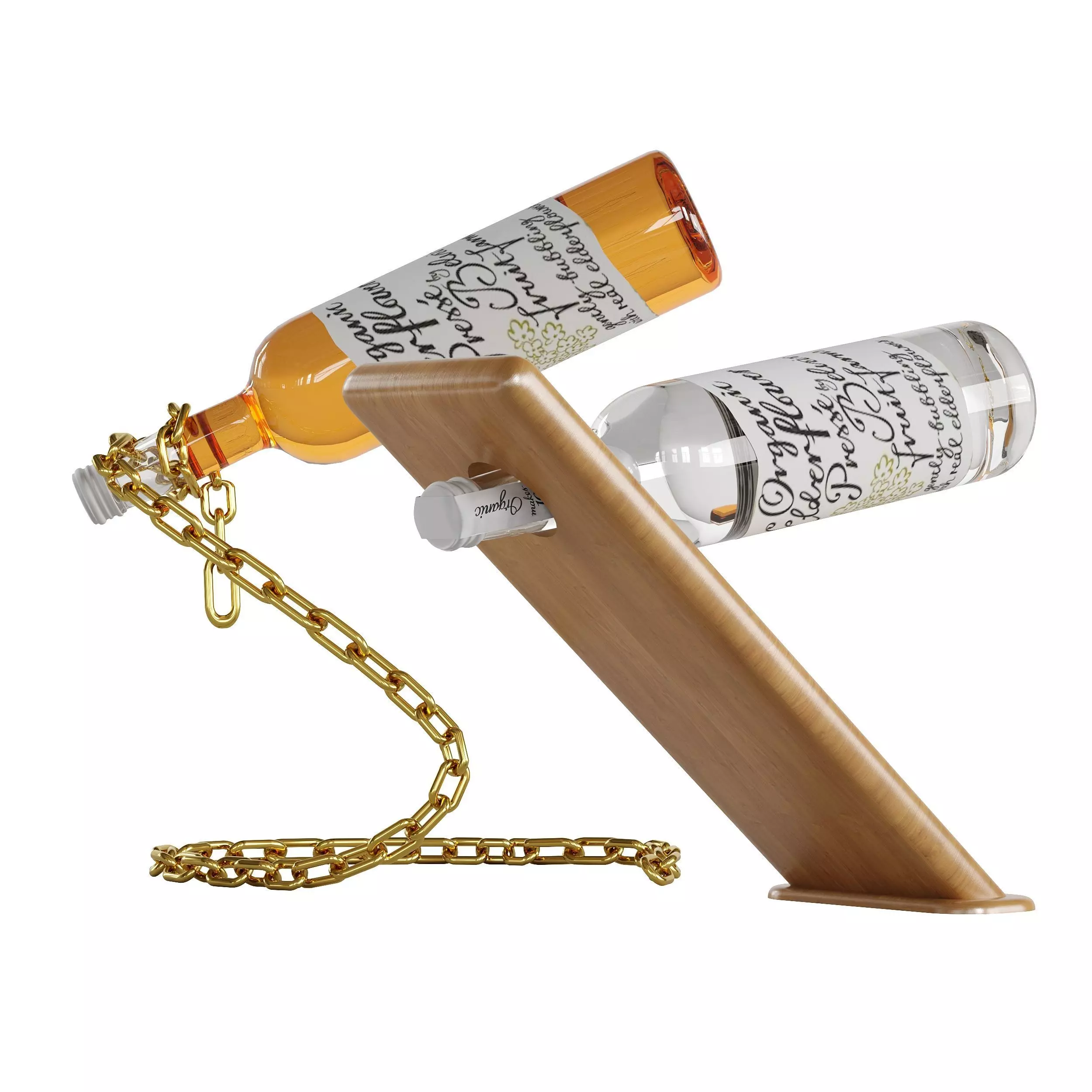 Bottle stand decor 3D model
