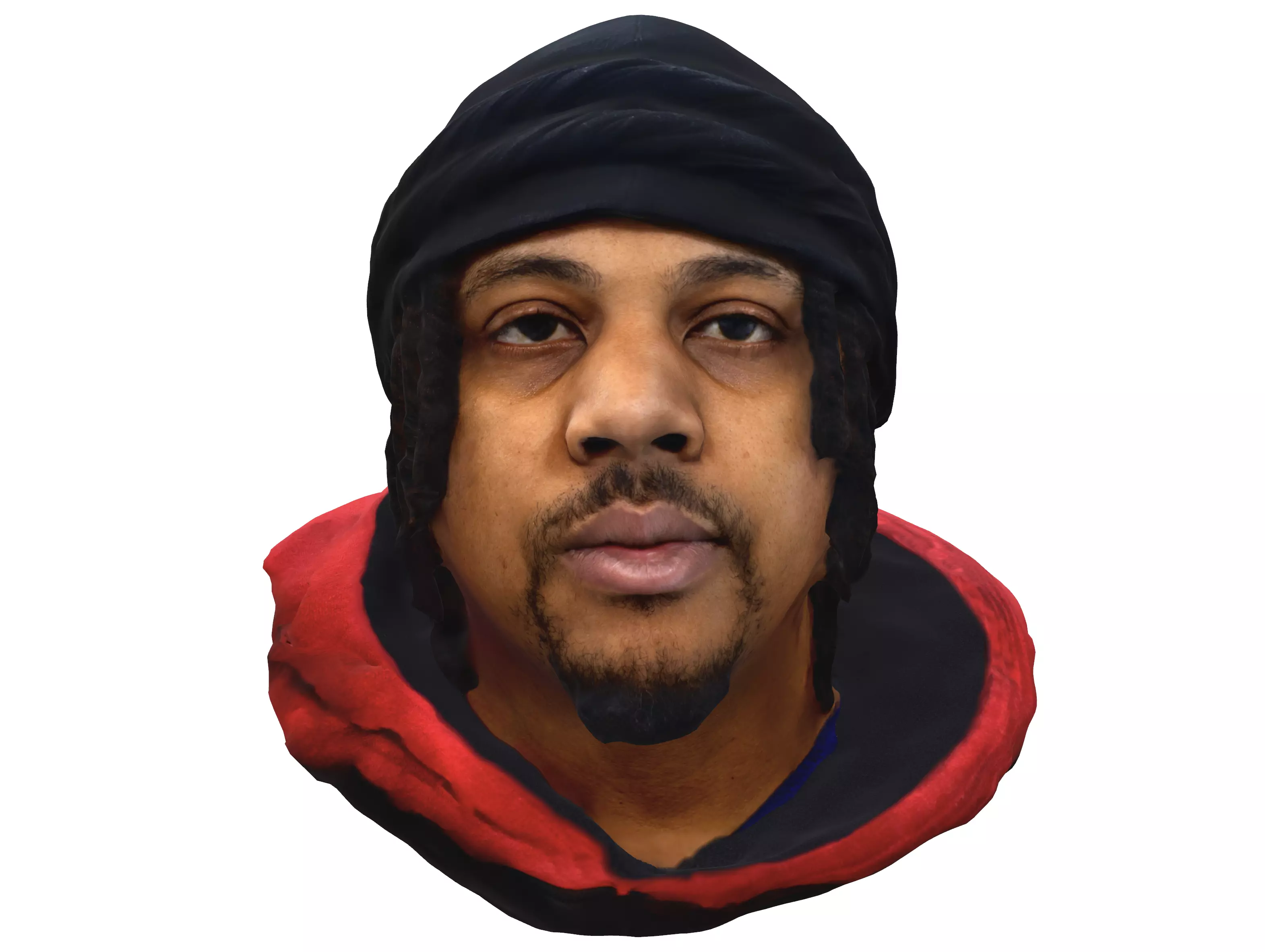 Black Male - 8K UHD 3D Scan Low-poly 3D model