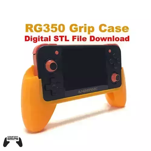 Anbernic RG350 Comfort Grip Case 3D print model