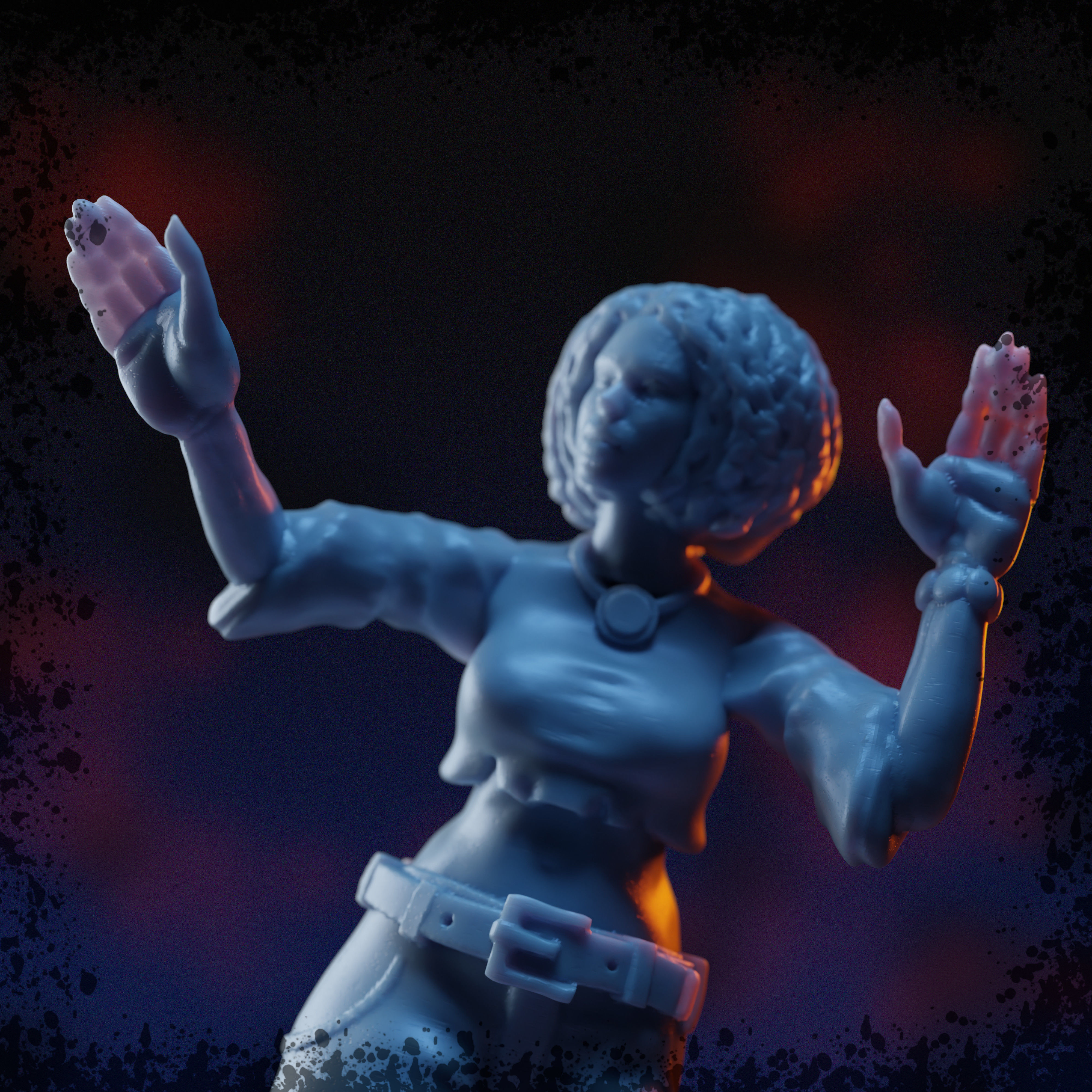 ELODIE - DEAD BY DAYLIGHT BOARD GAME CUSTOM CHARACTER 3D print model_2