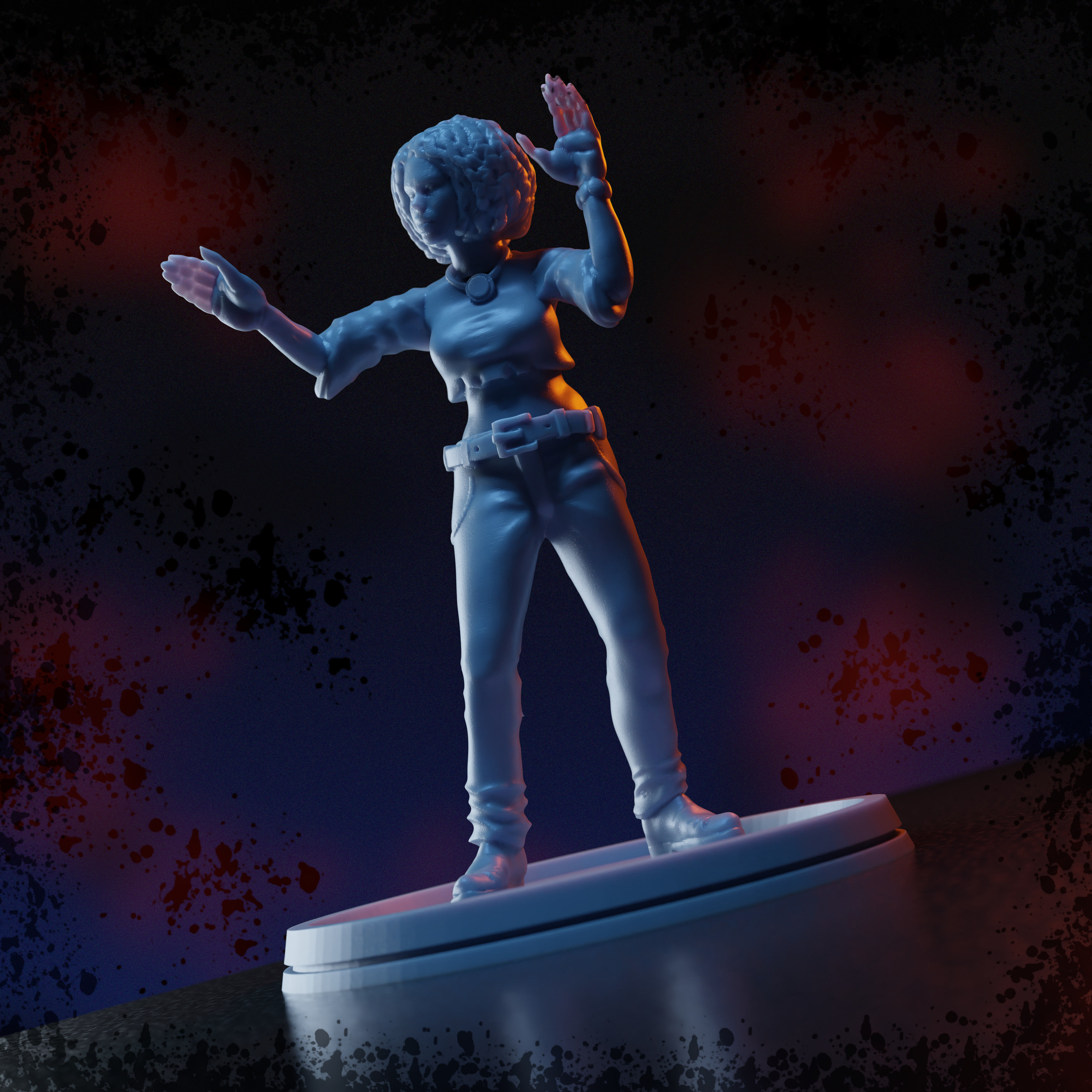 ELODIE - DEAD BY DAYLIGHT BOARD GAME CUSTOM CHARACTER 3D print model_5