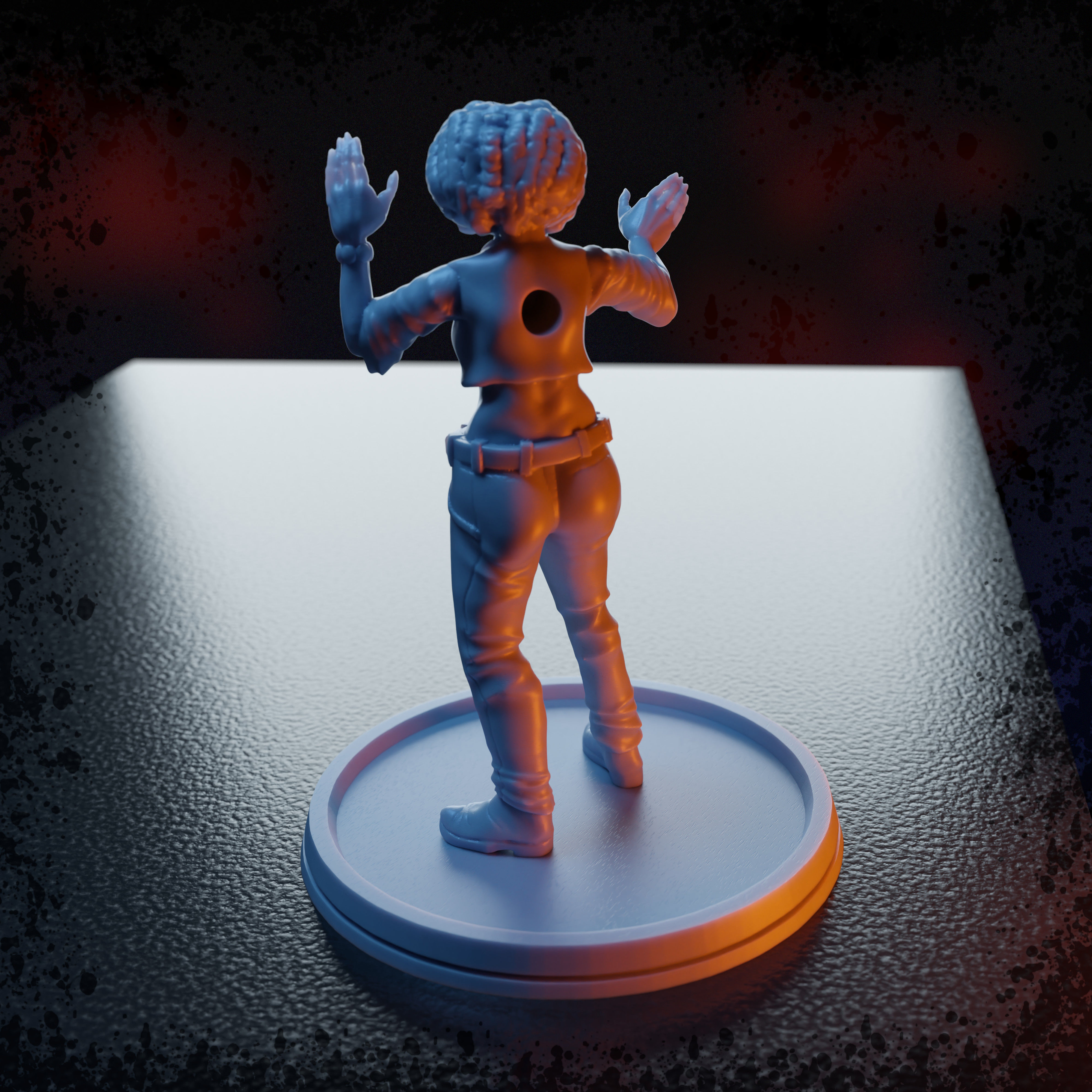 ELODIE - DEAD BY DAYLIGHT BOARD GAME CUSTOM CHARACTER 3D print model_1