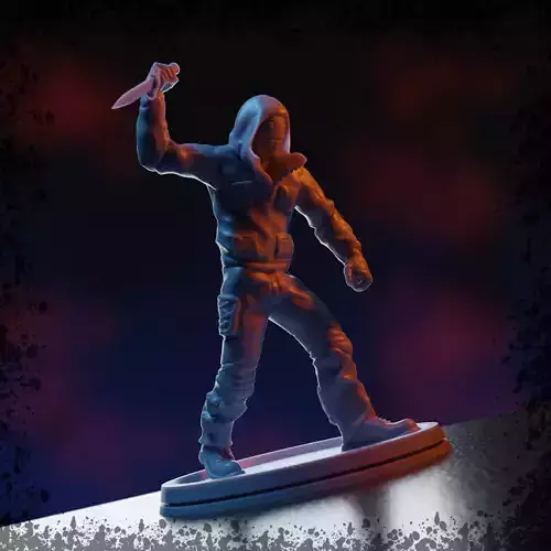 LEGION - DEAD BY DAYLIGHT BOARD GAME CUSTOM CHARACTER 3D print model
