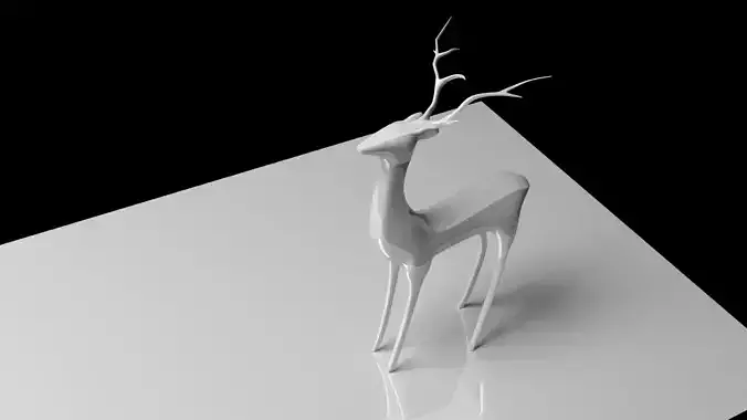 A sika deer model