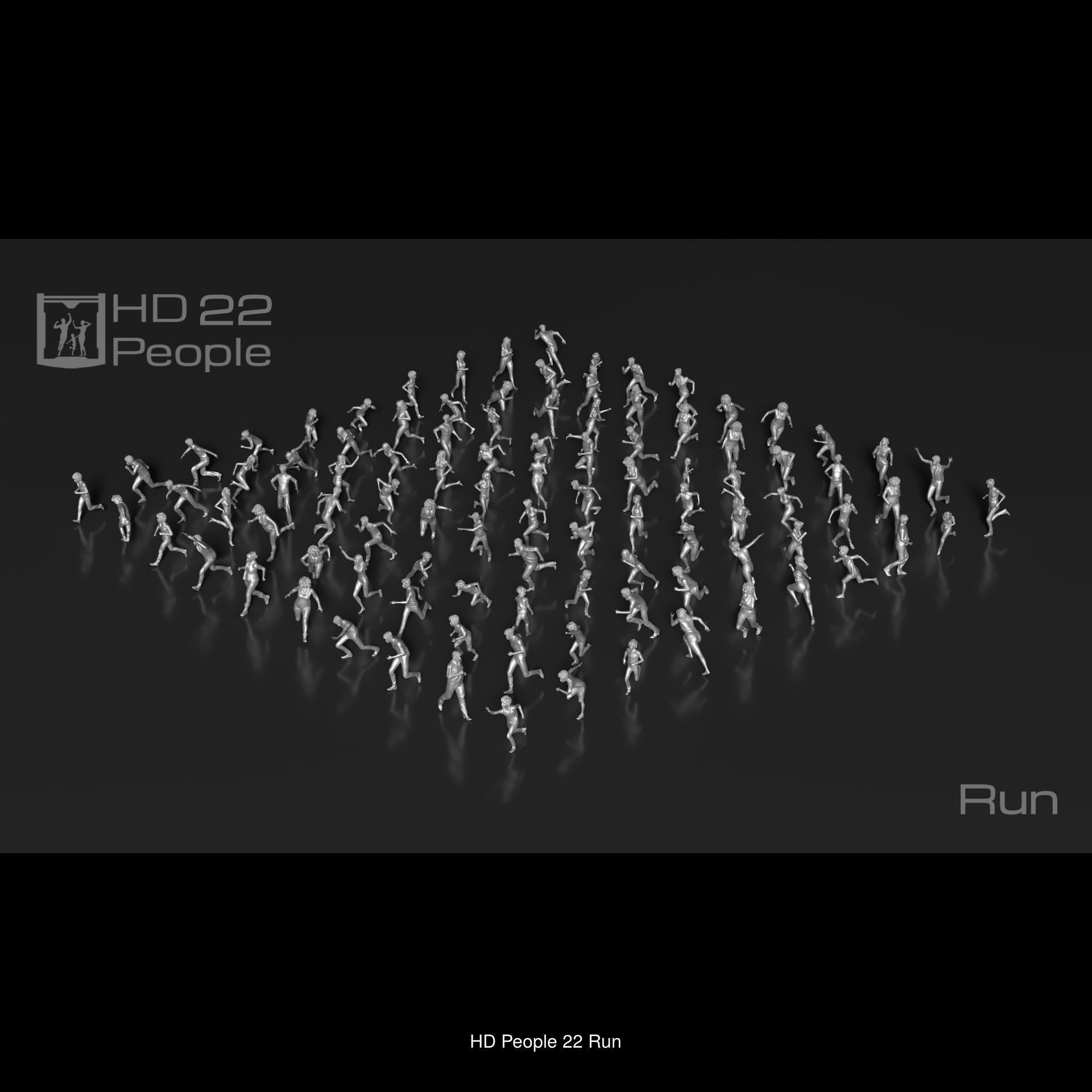 HD People 1100 Set-2  3D Model Collection_11