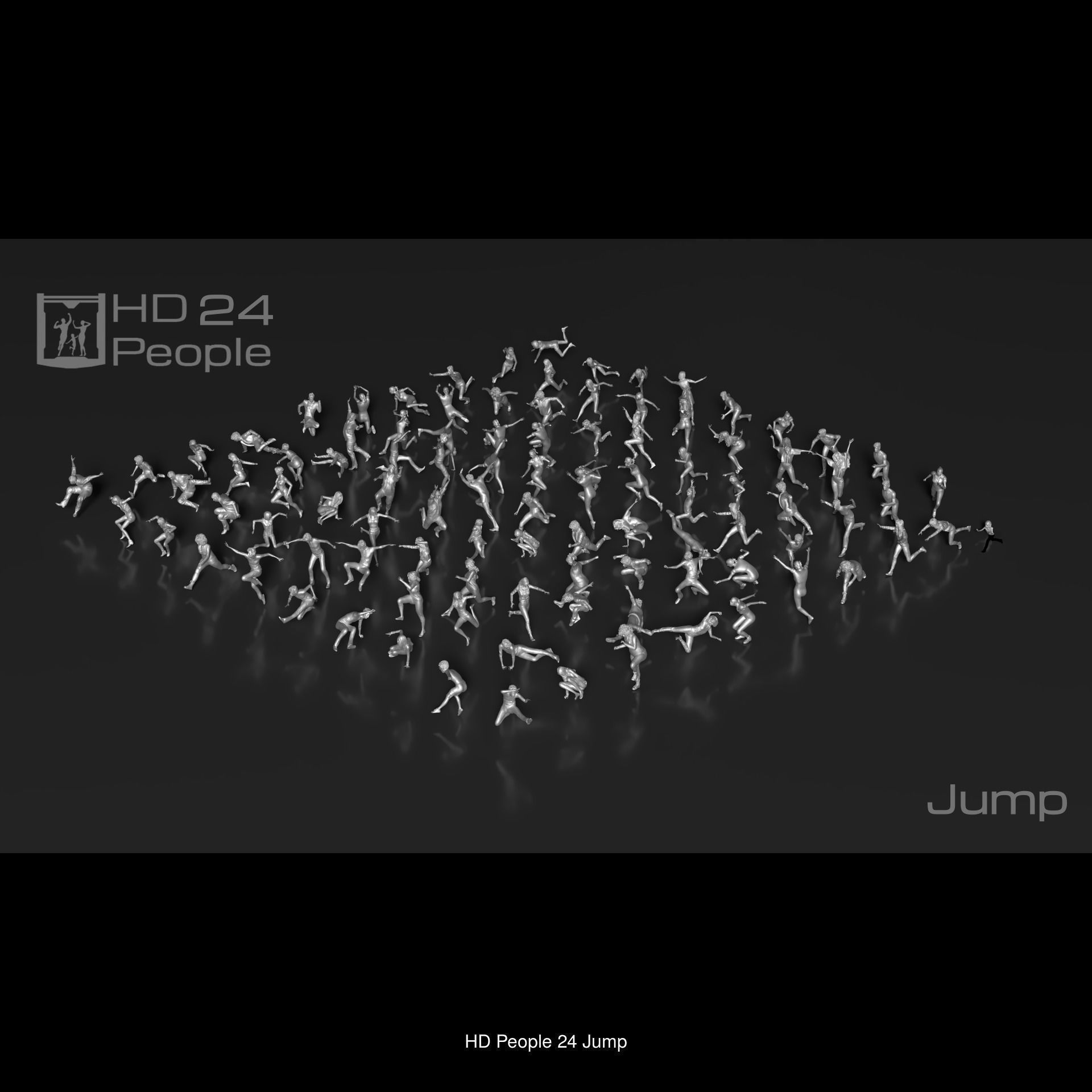 HD People 1100 Set-3 3D Model Collection_2