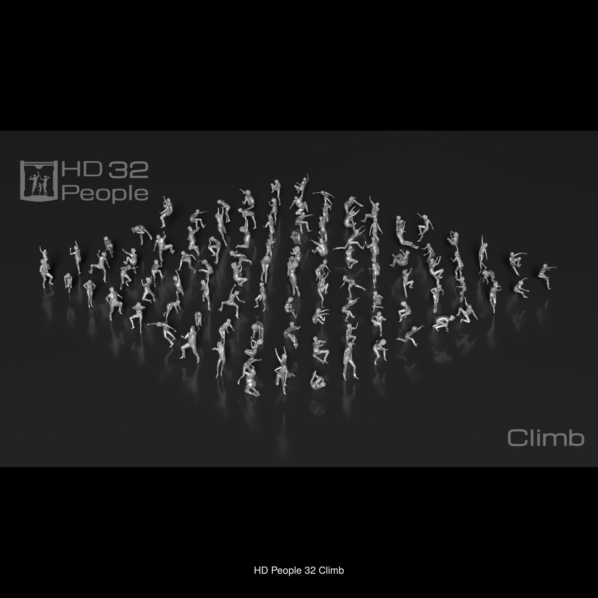 HD People 1100 Set-3 3D Model Collection_10