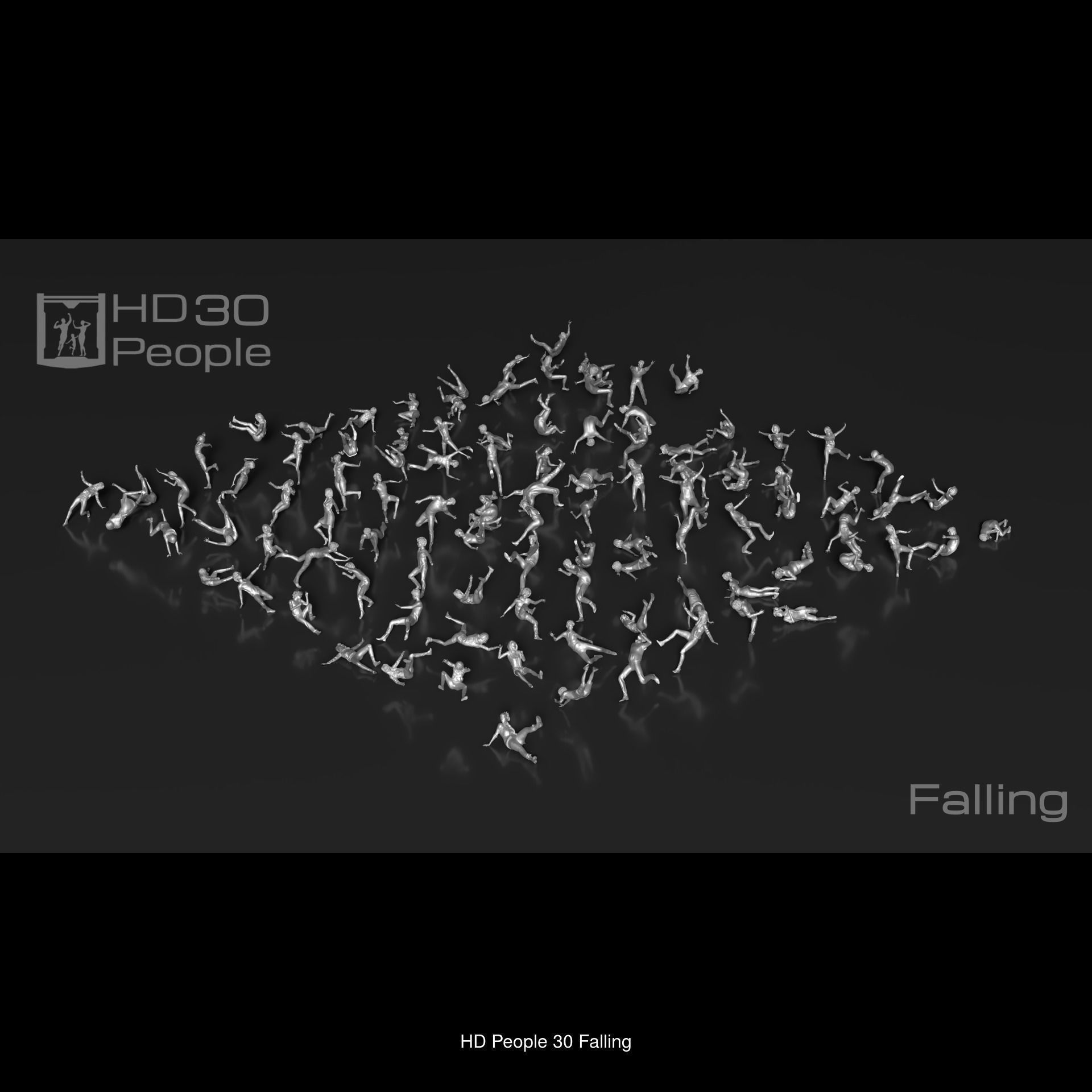 HD People 1100 Set-3 3D Model Collection_8