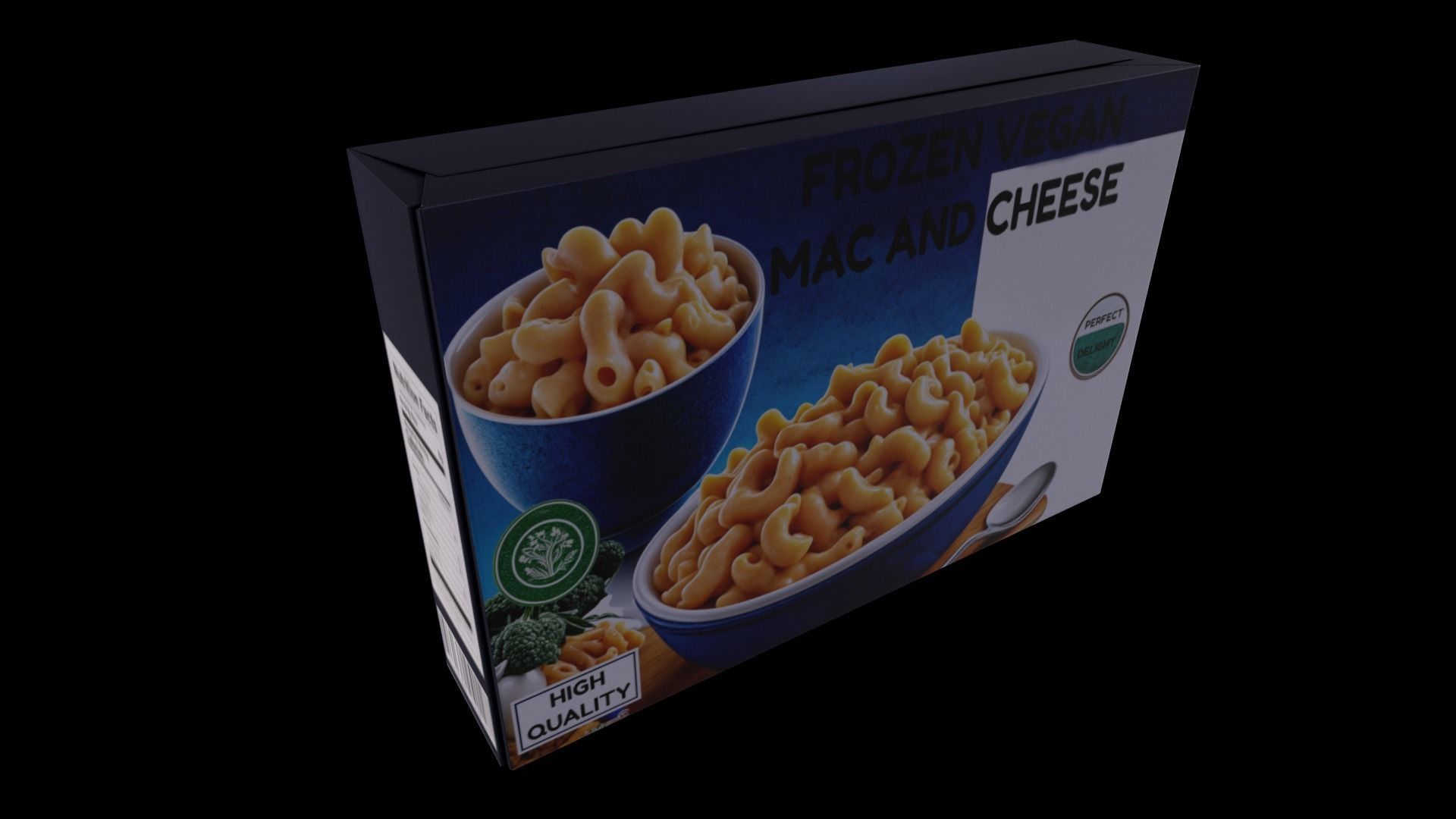 Frozen Vegan Mac and Cheese - GAME READY PBR Low-poly 3D model_2