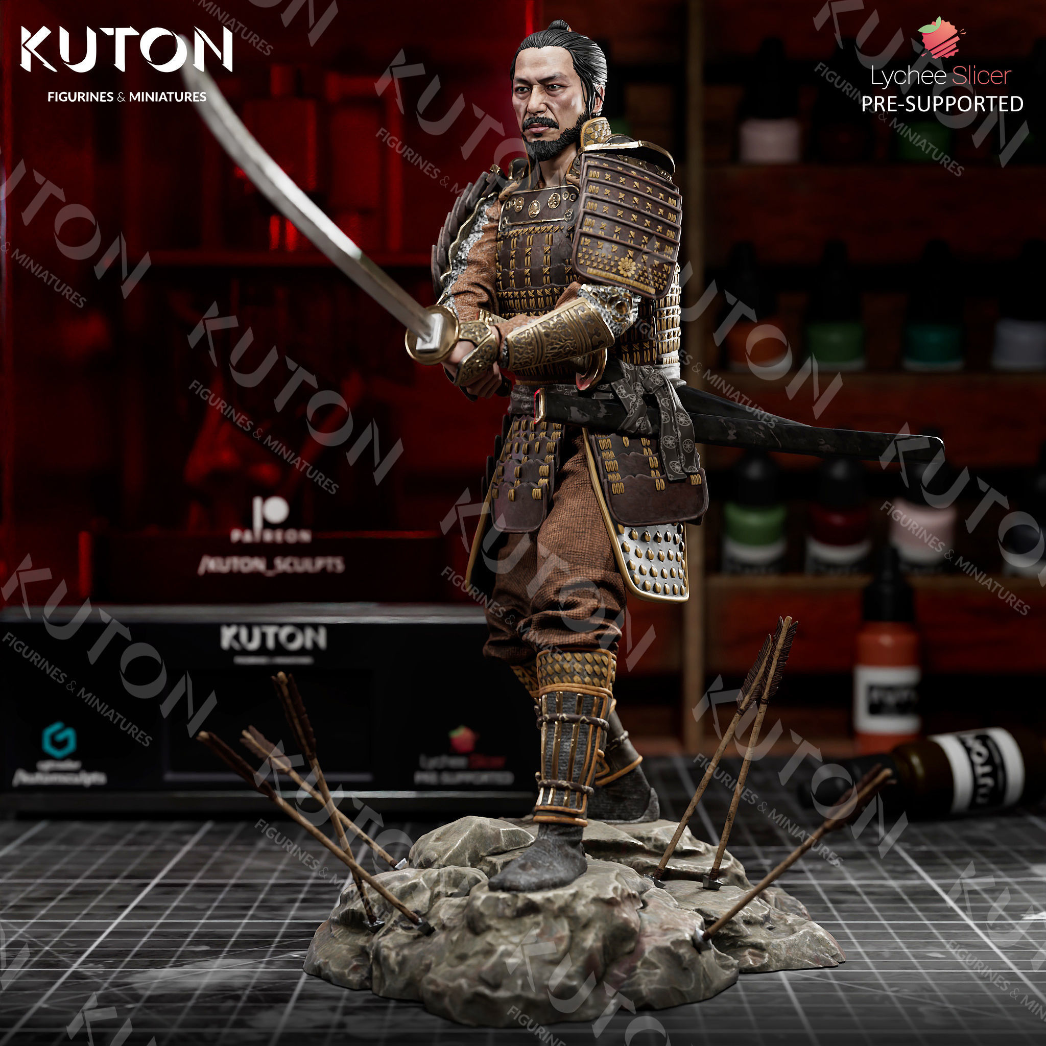 Toranaga Yoshii 3D print model_2