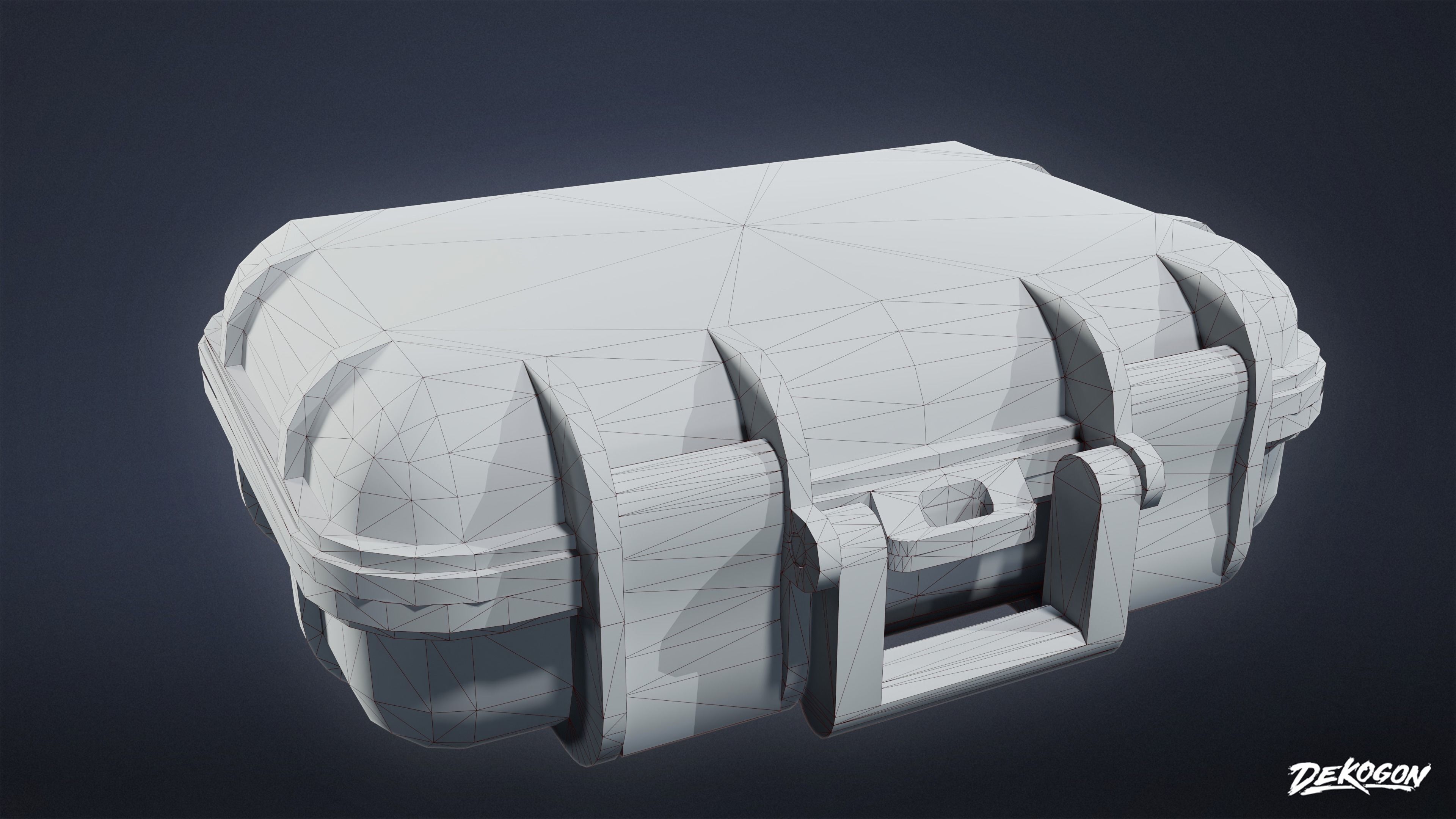 HOLLYWOOD - Hard Case 01 - LOW POLY Low-poly 3D model_1