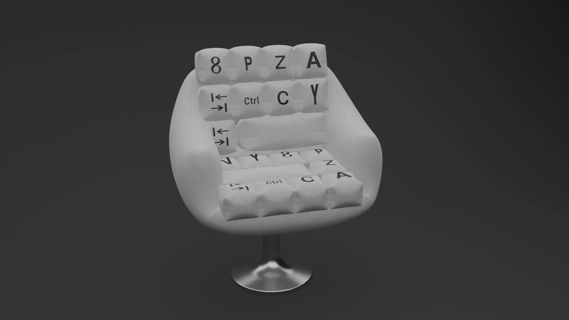 Modern Office Chair Free 3D model