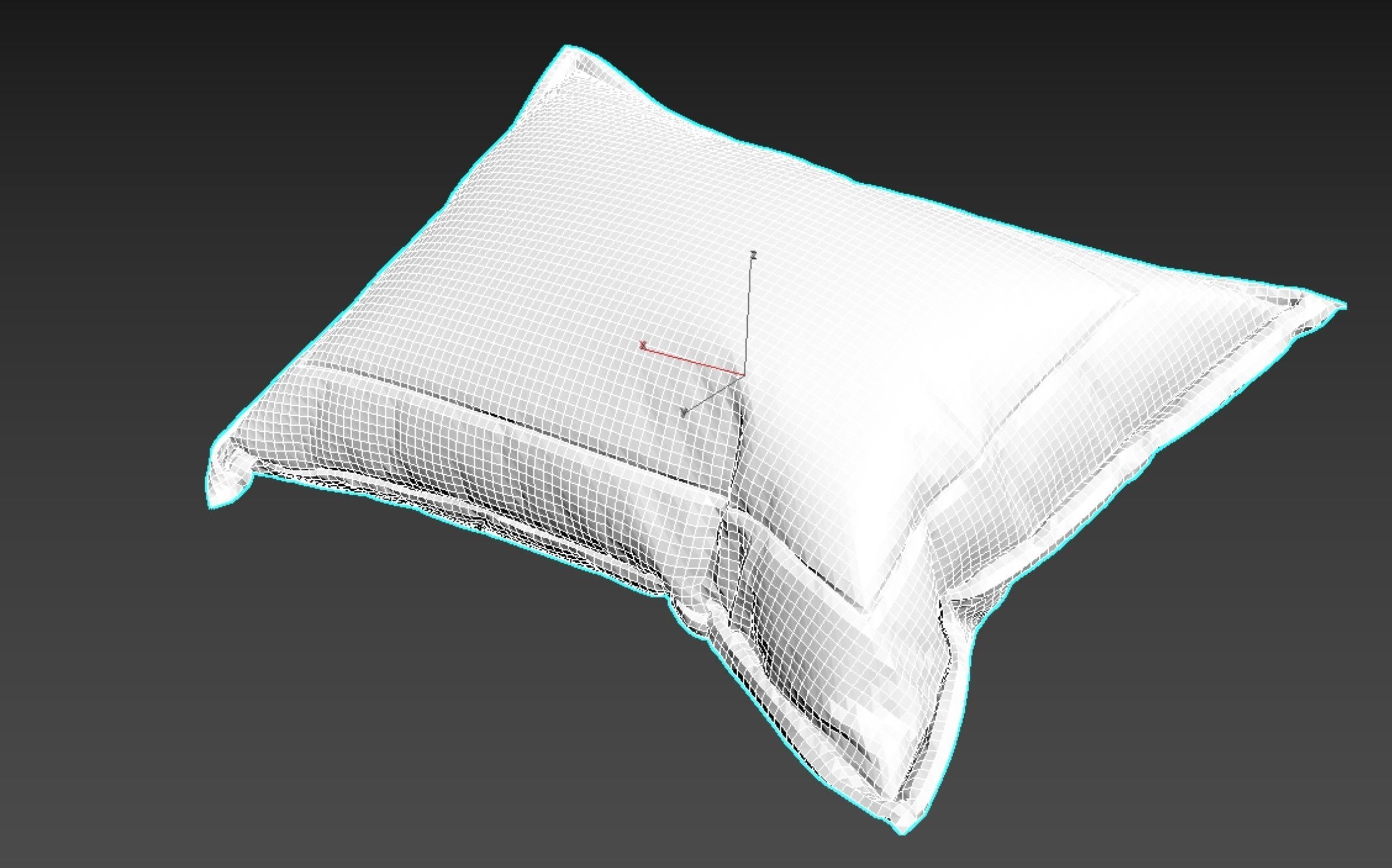 Pillow 3D model_1