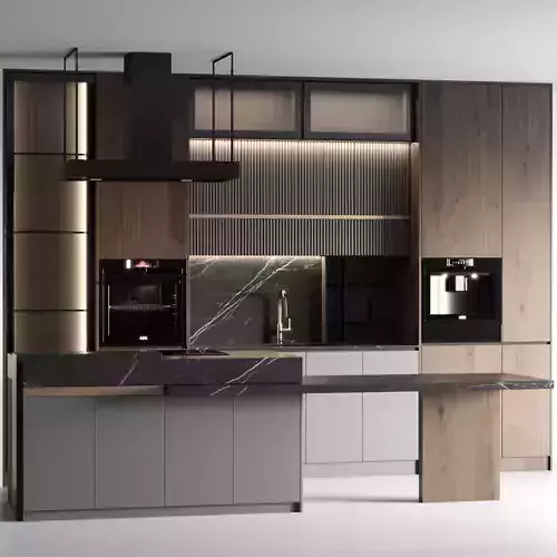 Kitchen Design 04 3D model