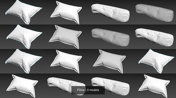 Pillow 3D Model Collection