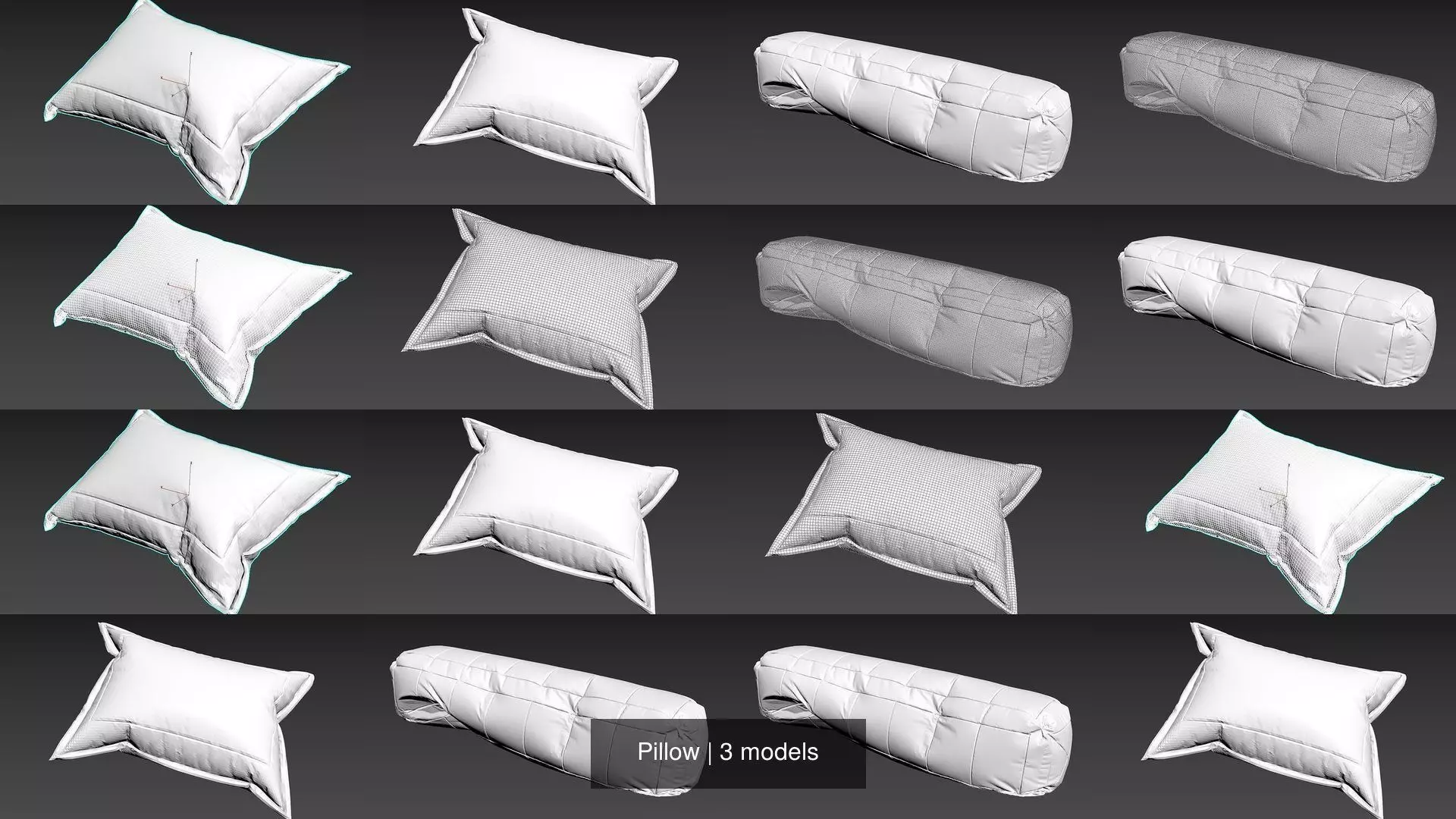 Pillow 3D Model Collection_0