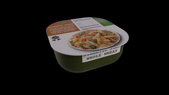 Diabetic Foods - GAME READY PBR Low-poly 3D model