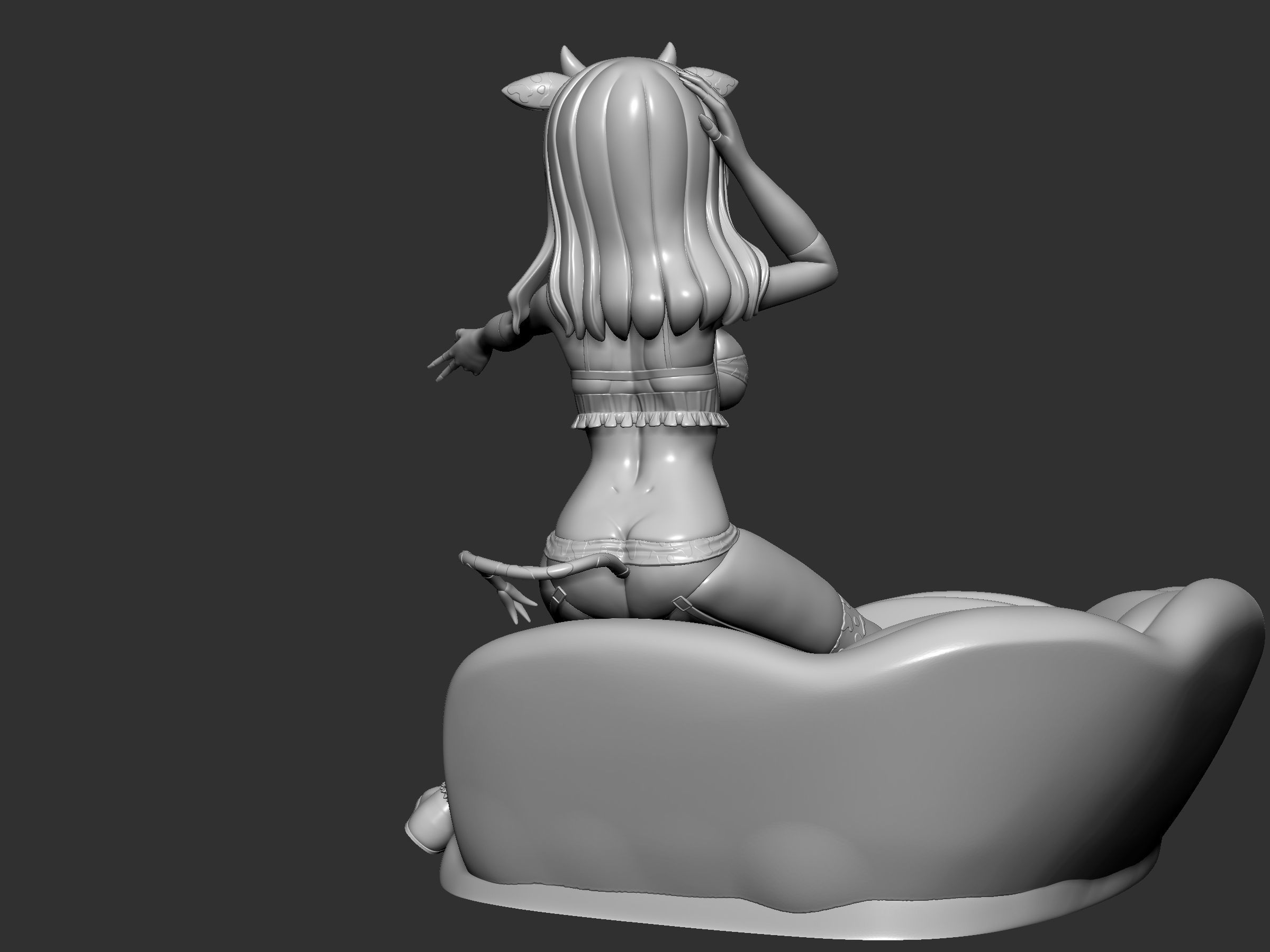 Kaede hozuki figure 3d 3D print model_8