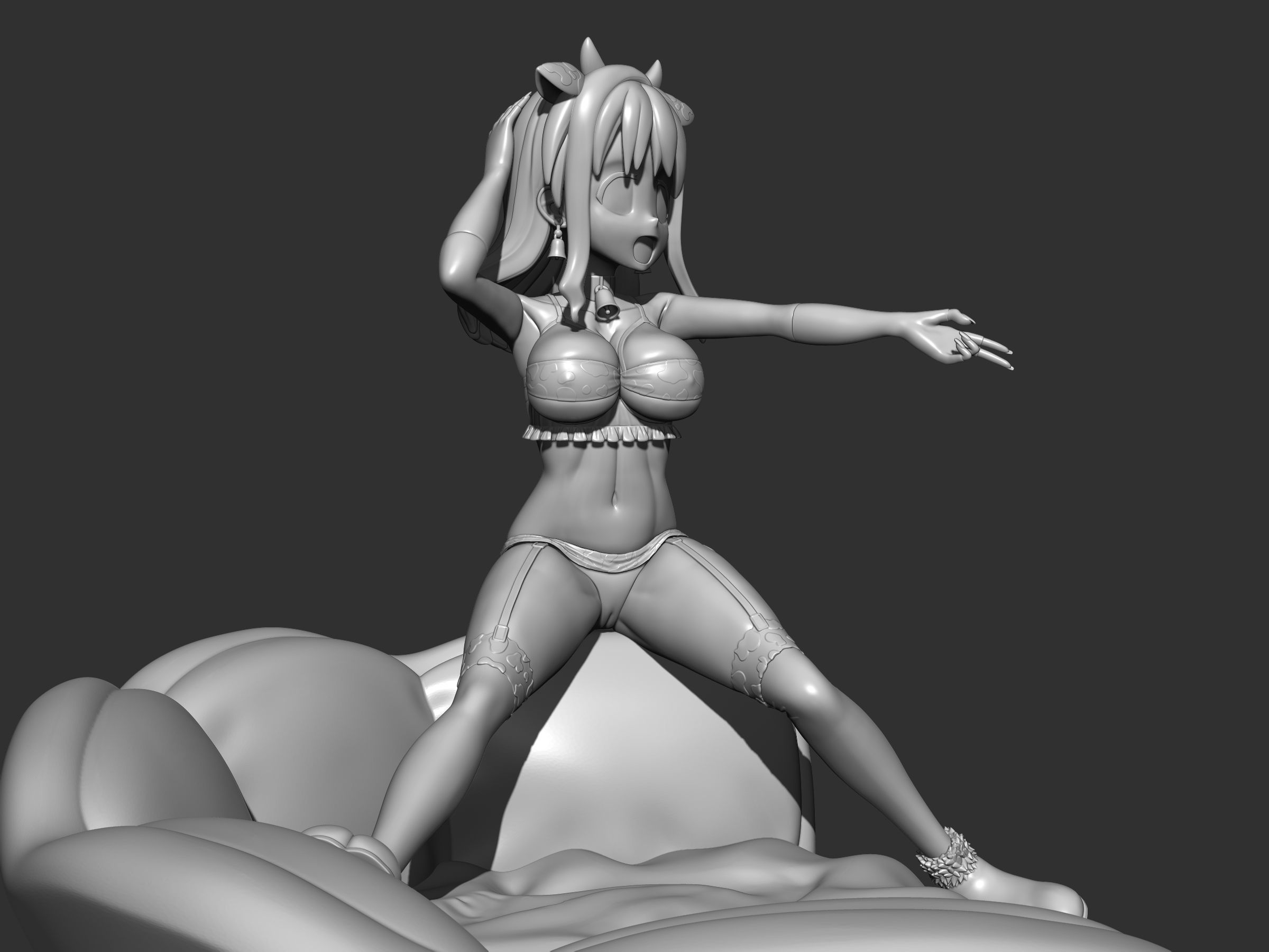 Kaede hozuki figure 3d 3D print model_9