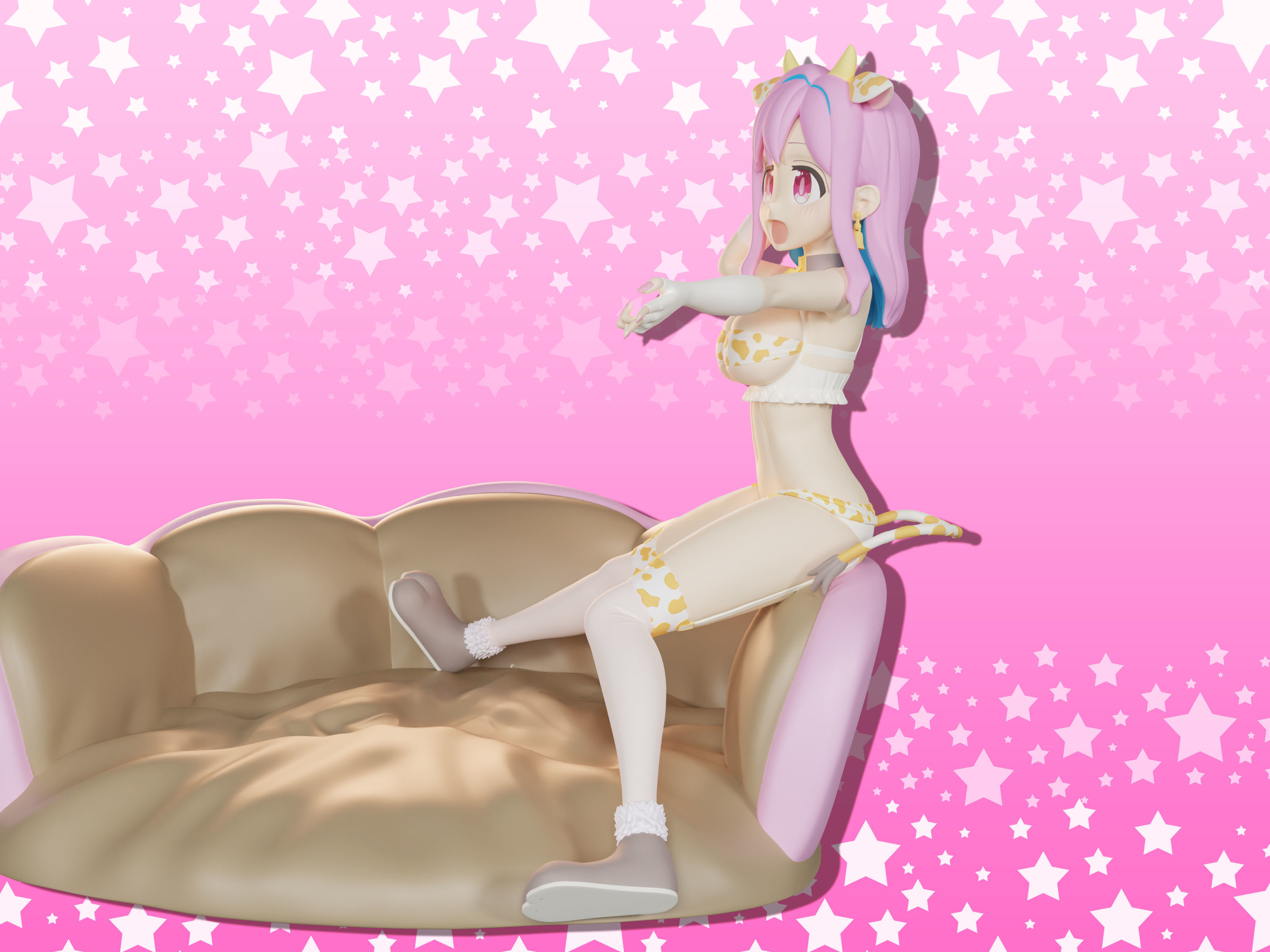 Kaede hozuki figure 3d 3D print model_4