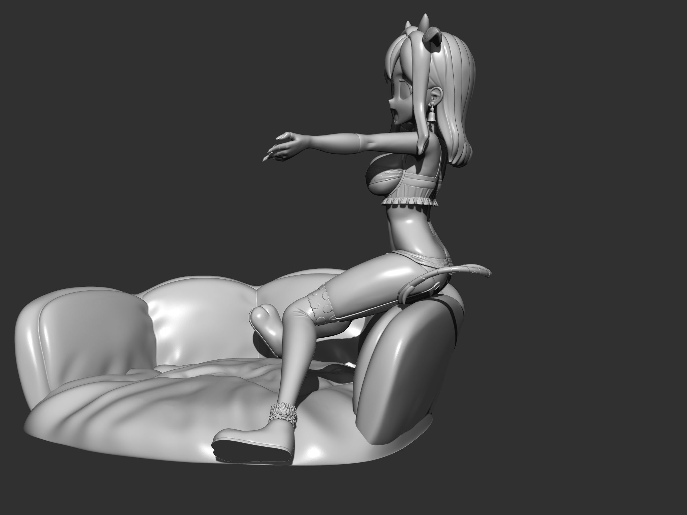 Kaede hozuki figure 3d 3D print model_10